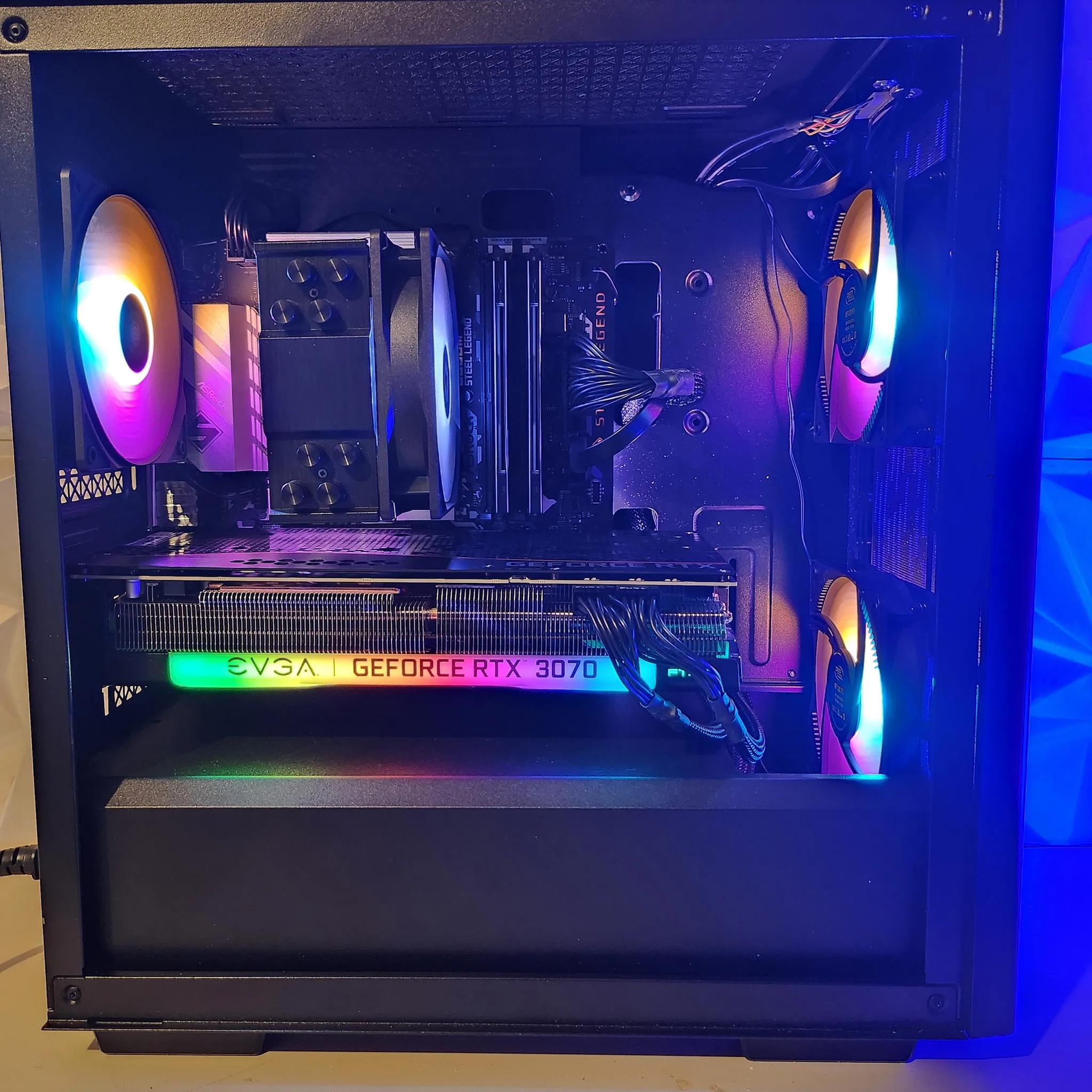 EVGA RTX 3070 i5 12400f build