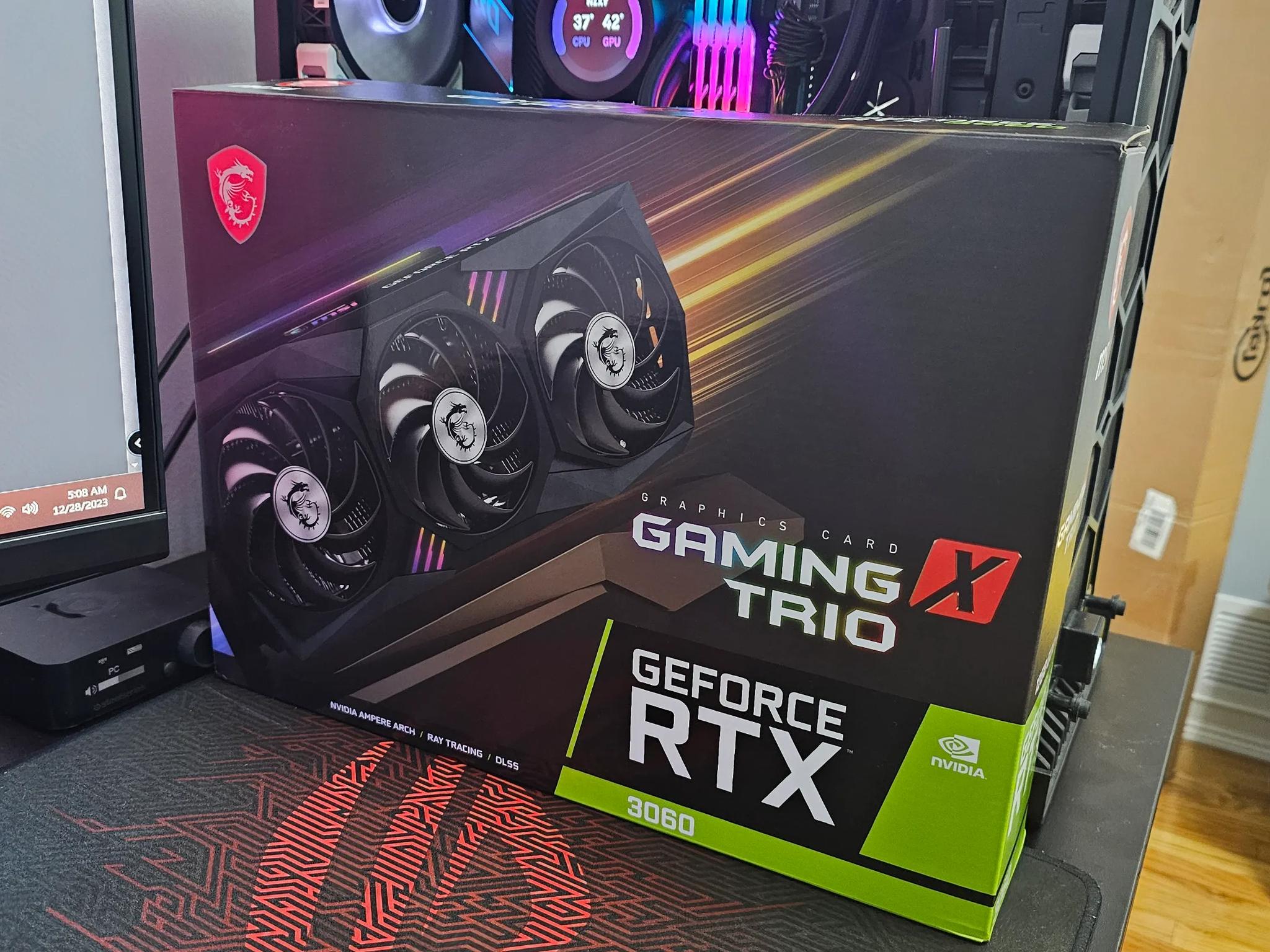 MSI RTX 3060 12GB TRIO FAN WITH RGB