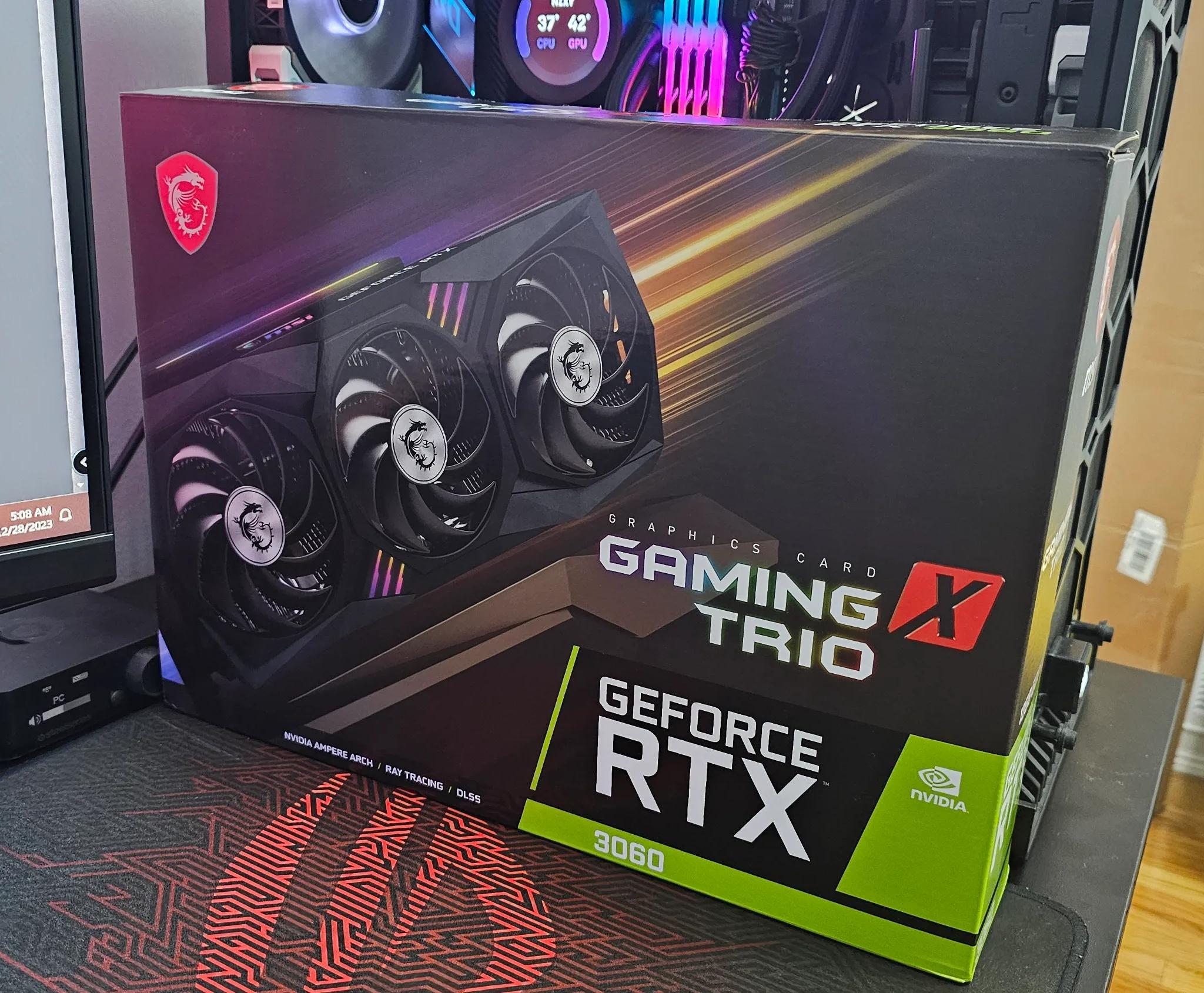 MSI RTX 3060 12GB TRIO FAN WITH RGB