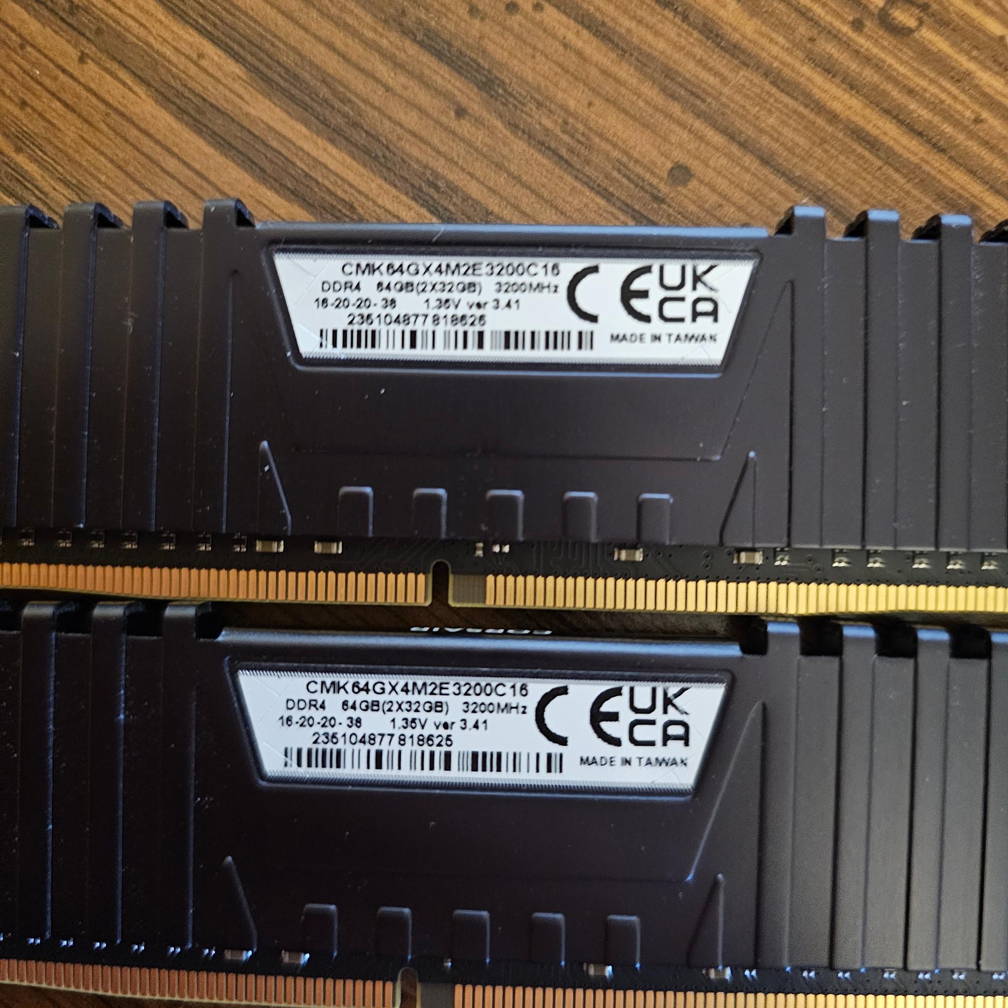 Corsair Vengeance LPX 64GB (2 x 32GB) DDR4-3200