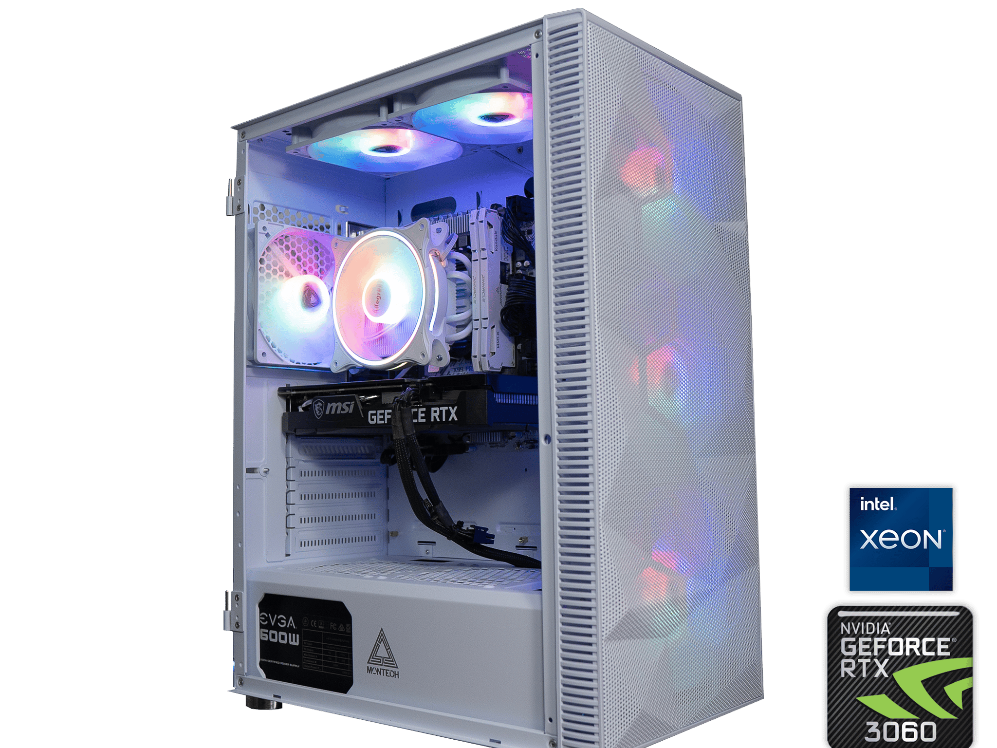 🌨🍬 | NVIDIA RTX 3060 12GB | INTEL XEON E5-2697 V3 | 32GB DDR4 RAM | 1.25TB | Arctic Candy