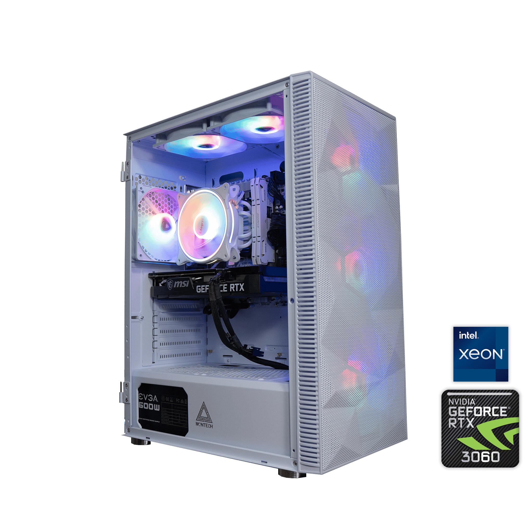 🌨🍬 | NVIDIA RTX 3060 12GB | INTEL XEON E5-2697 V3 | 32GB DDR4 RAM | 1.25TB | Arctic Candy