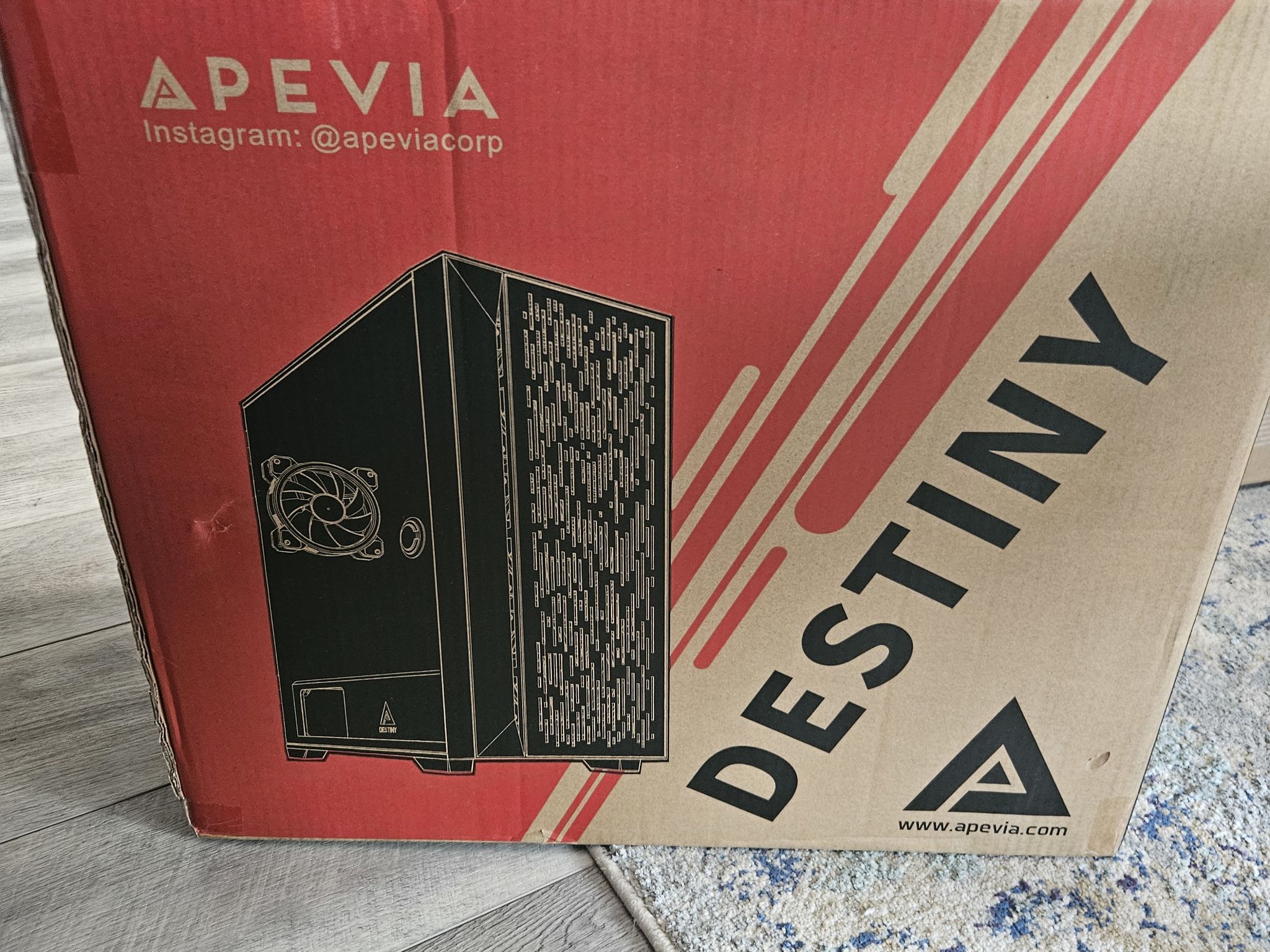 Bnob Apevia Destiny black RGB case ATX