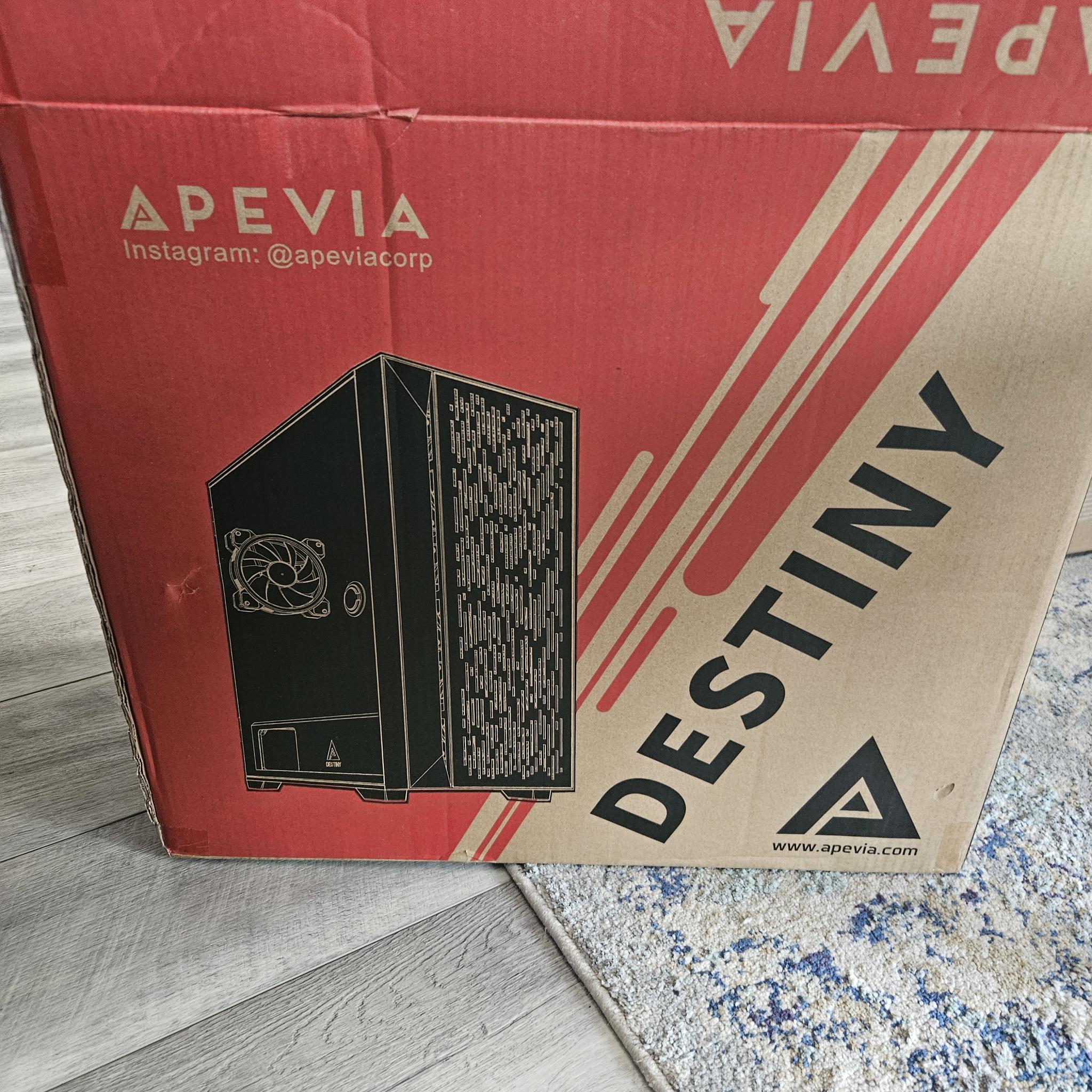 Bnob Apevia Destiny black RGB case ATX