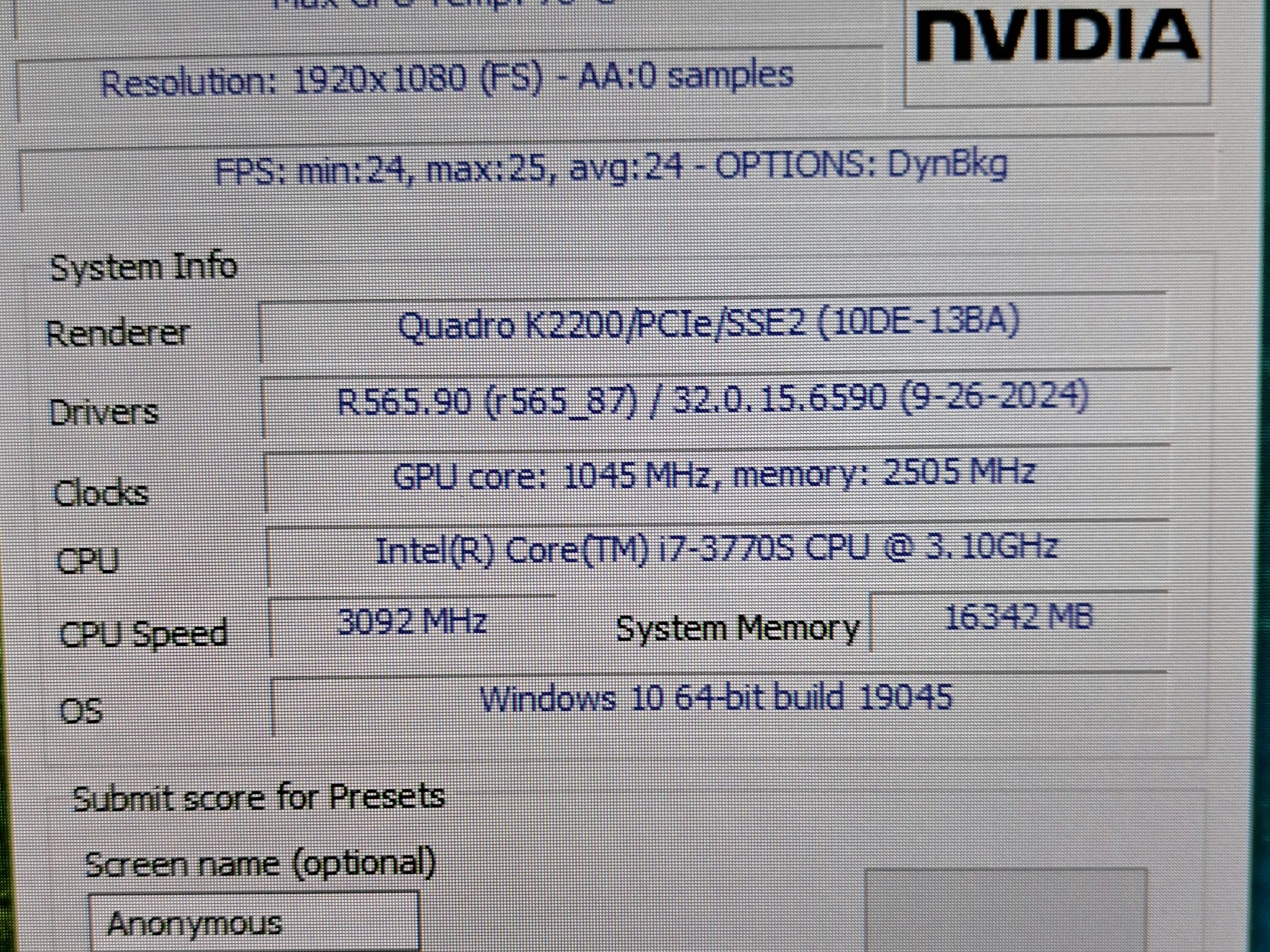Budget 1080p Esports Gaming PC i7 16GB RAM Quadro K2200 4GB Win 10 Activated NVENC CLOSEOUT PRICE!
