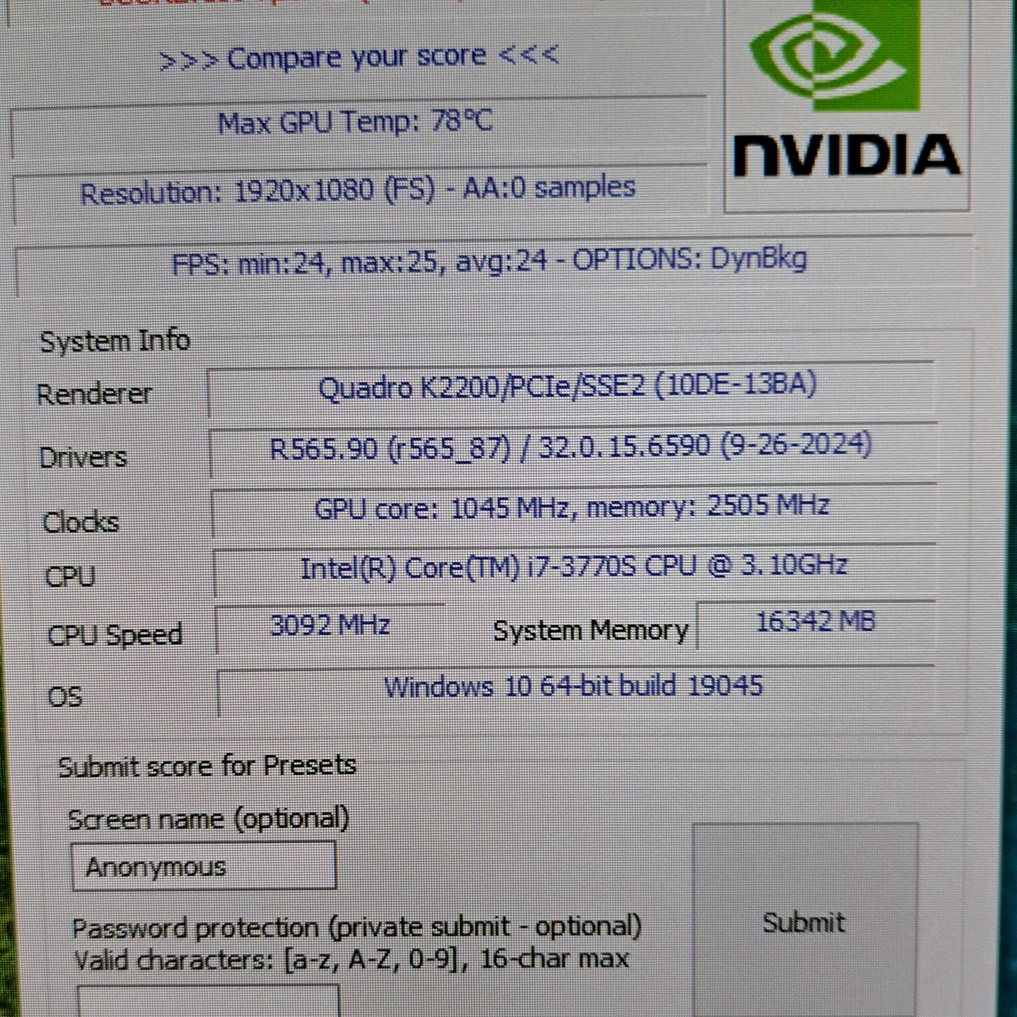 Budget 1080p Esports Gaming PC i7 16GB RAM Quadro K2200 4GB Win 10 Activated NVENC CLOSEOUT PRICE!