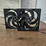 2x Atctic 140mm black fans