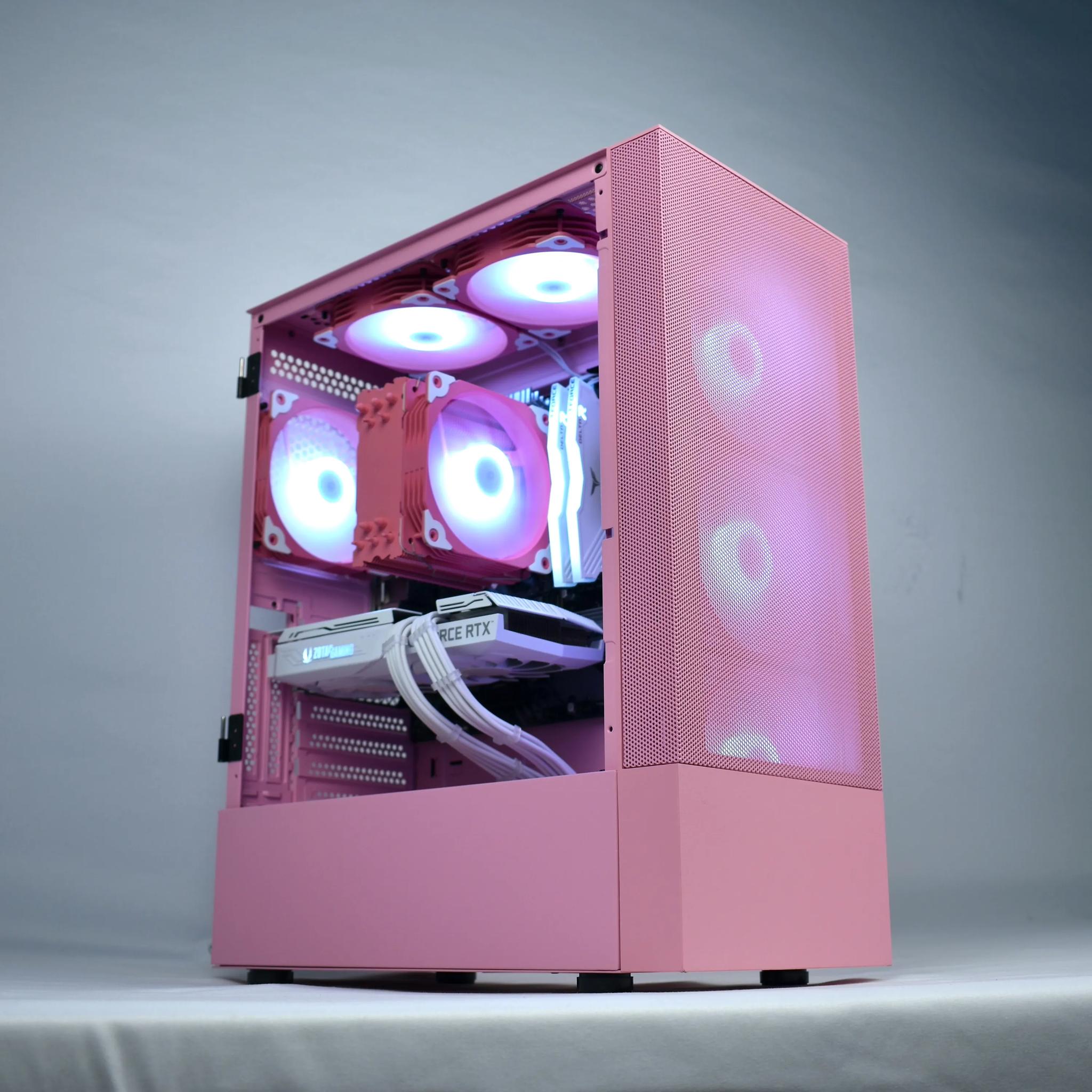 🌸PINK PANTHER🌸 NVIDIA RTX 3060Ti, Ryzen 5 3600, 32G RAM, 1TB NVME | Forge Custom PC | Jawa Special