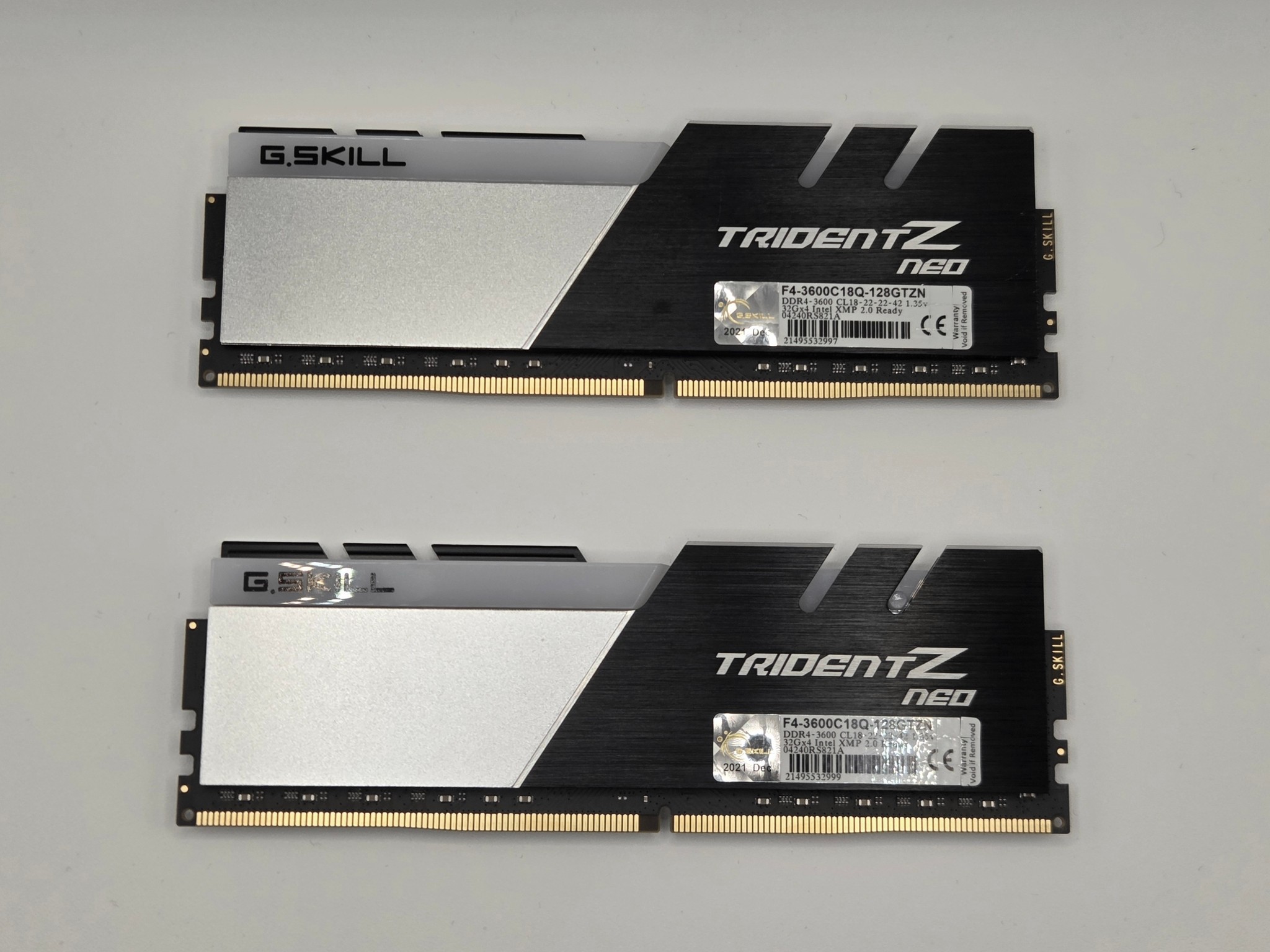 G.Skill TridentZ CL18 DDR4-3600 64gb (32GBx2)