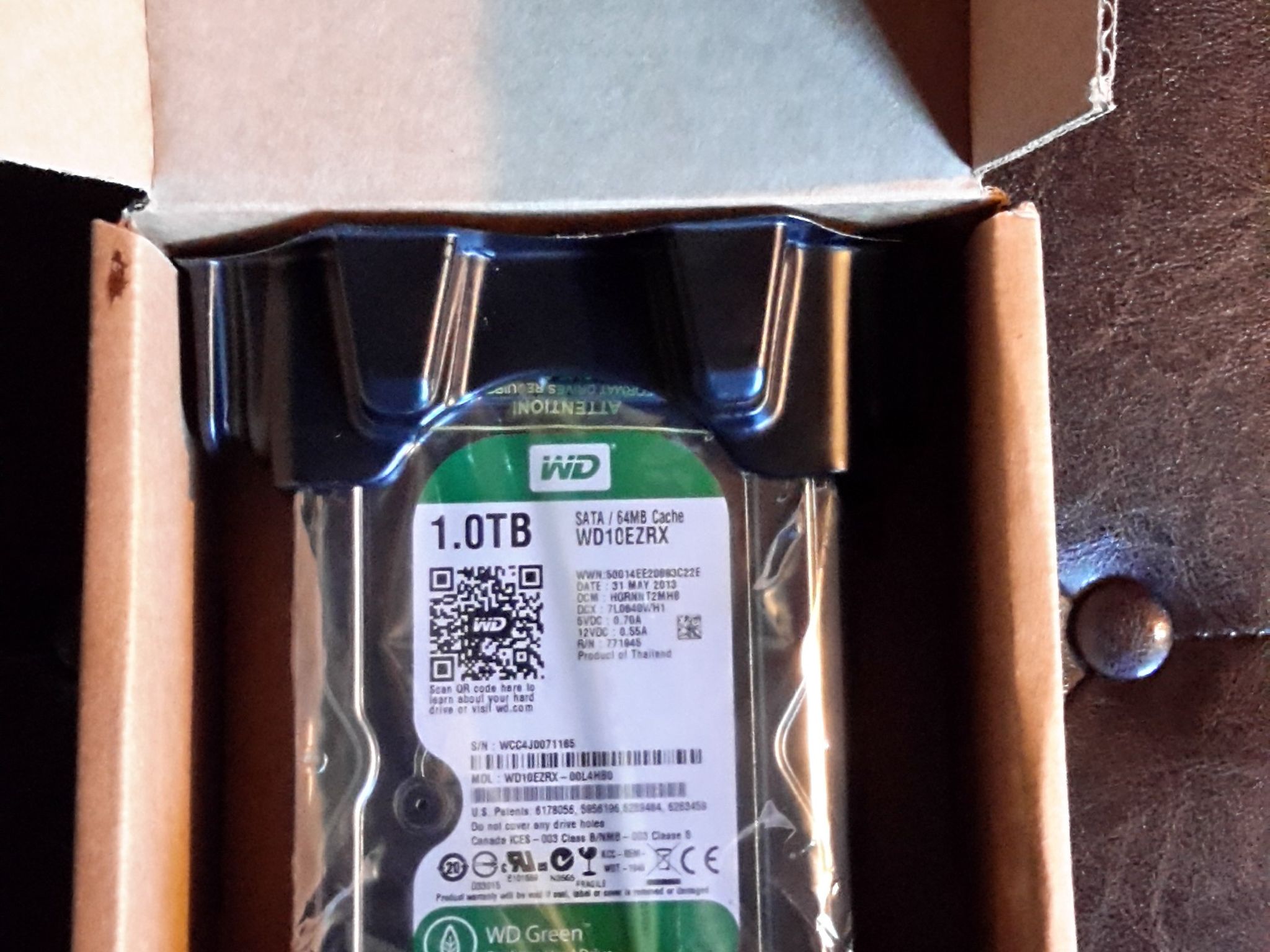 WESTERN DIGITAL 1.0 TB 3.5 in. SATA INTERNAL DESKTOP HARD DRIVE