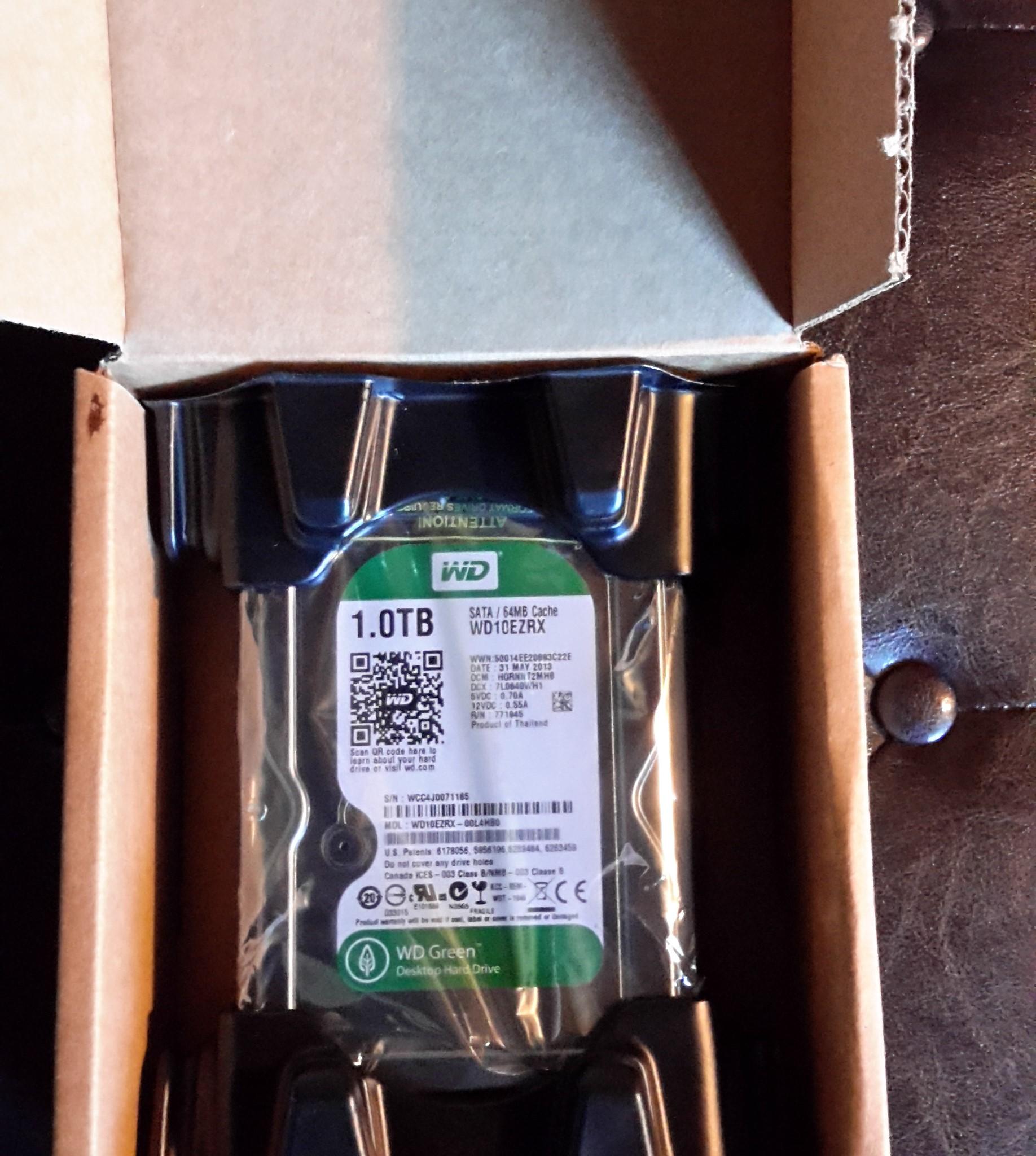 WESTERN DIGITAL 1.0 TB 3.5 in. SATA INTERNAL DESKTOP HARD DRIVE