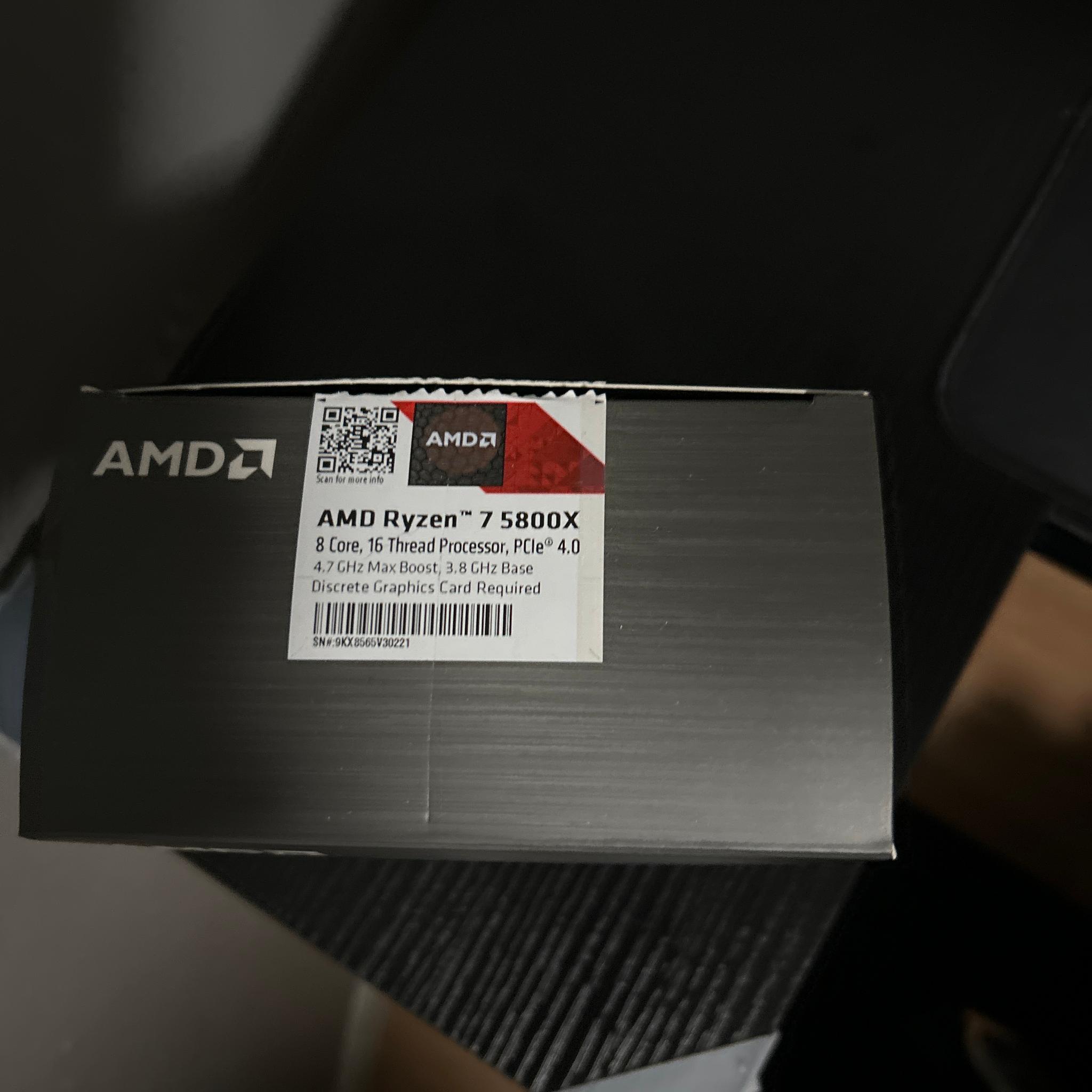 AMD Ryzen 7 5800x