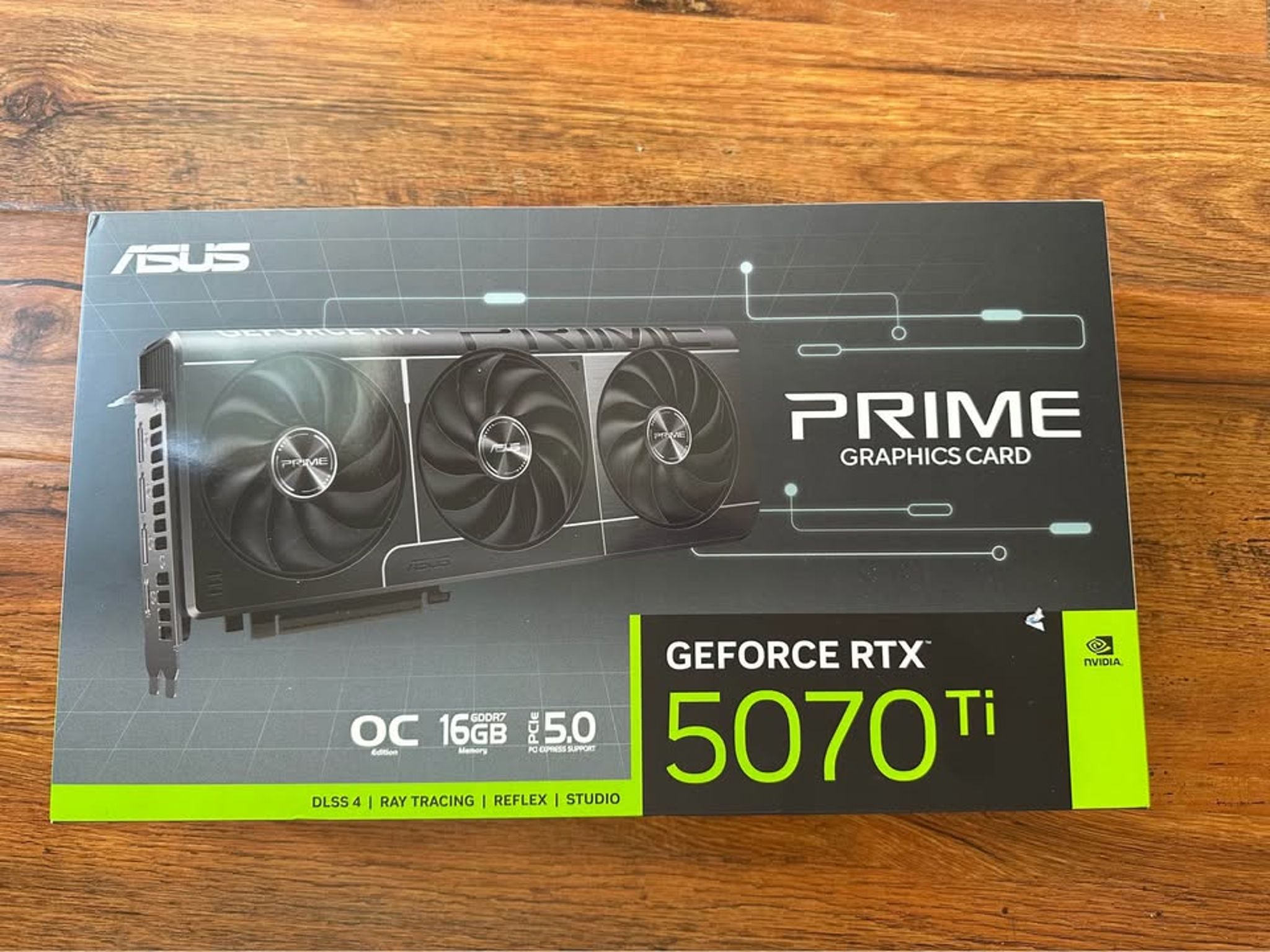 ASUS - PRIME NVIDIA GeForce RTX 5070 Ti OC Edition 16GB GDDR7