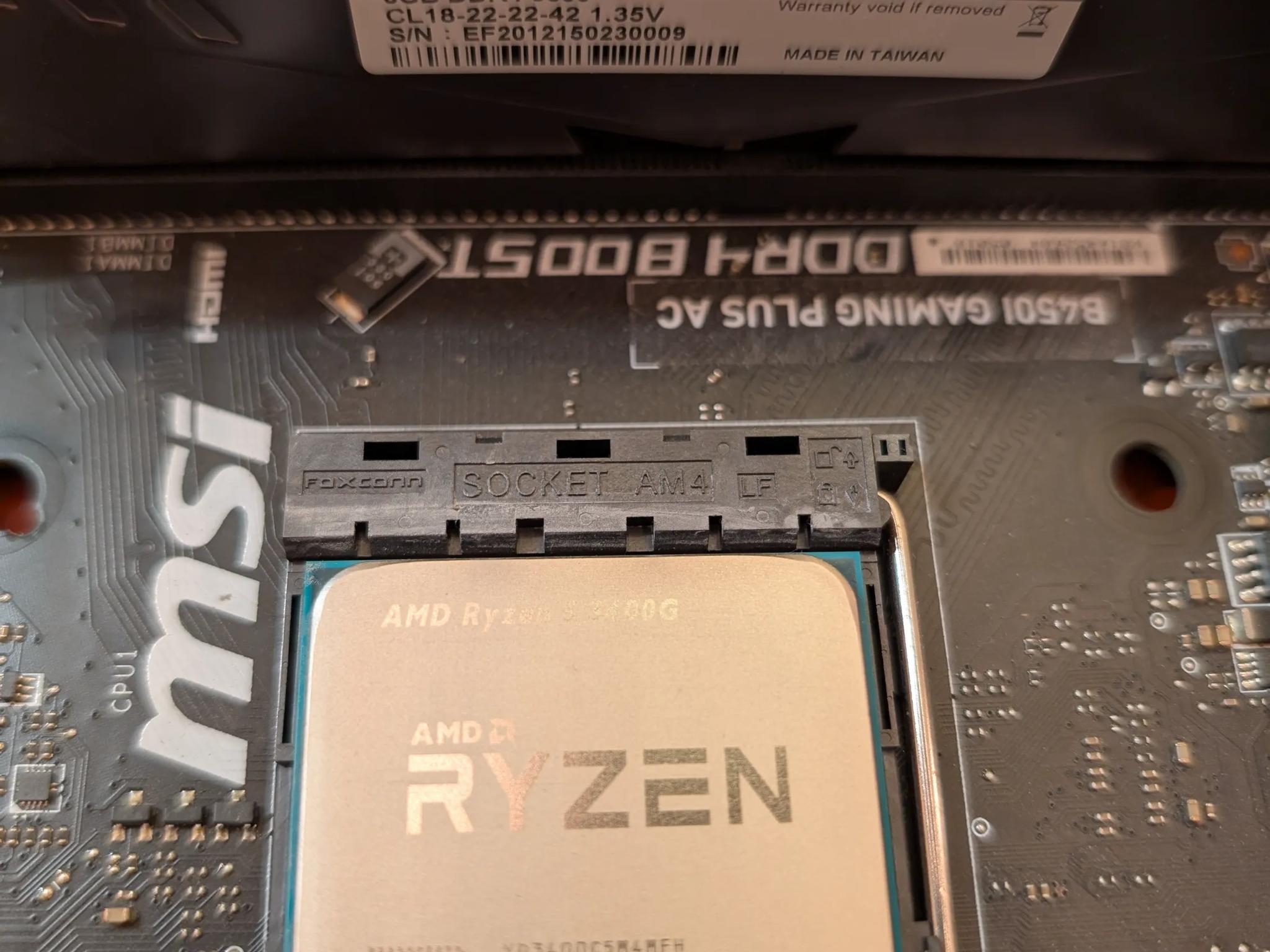 Bundle: Ryzen 5 3400G + 16GB DDR4 + MSI B450i Gaming Plus AC mITX