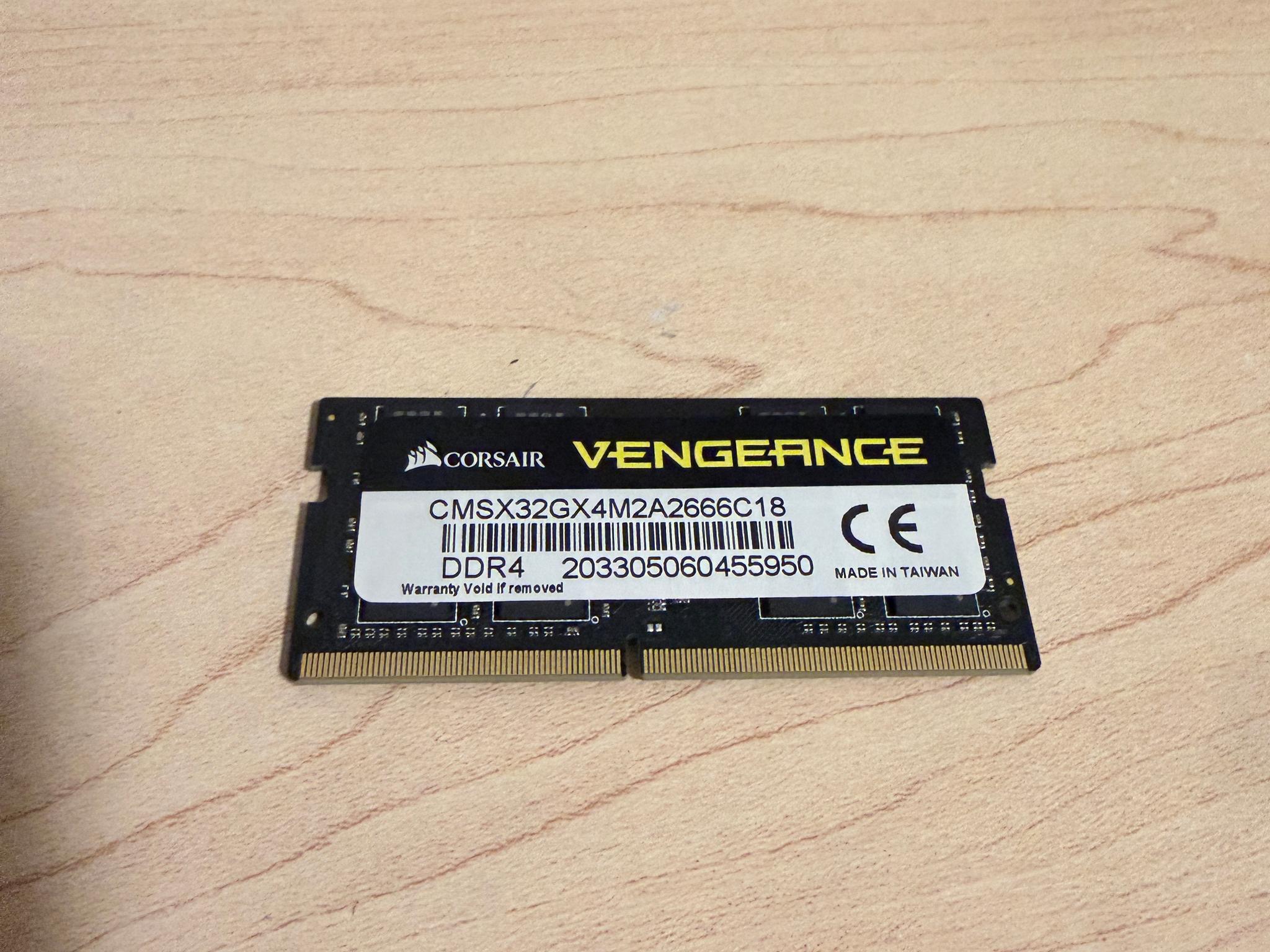 32GB (2x16) DDR4 Laptop memory