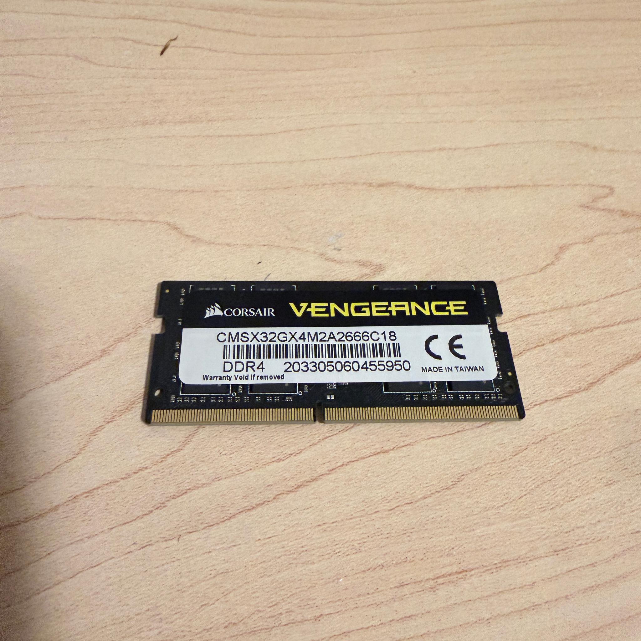 32GB (2x16) DDR4 Laptop memory