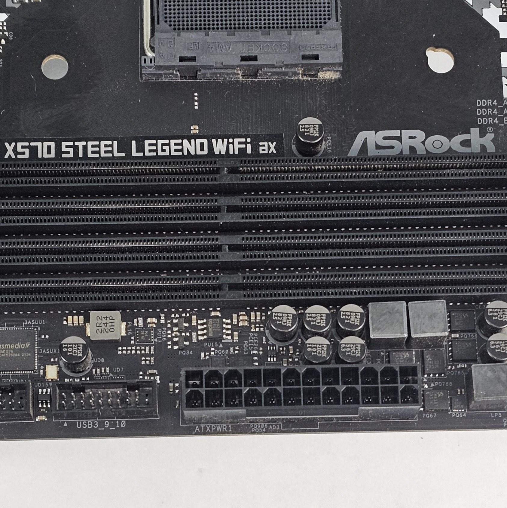 ASRock X570 Steel Legend WiFi ax AMD AM4 DDR4 ATX Motherboard