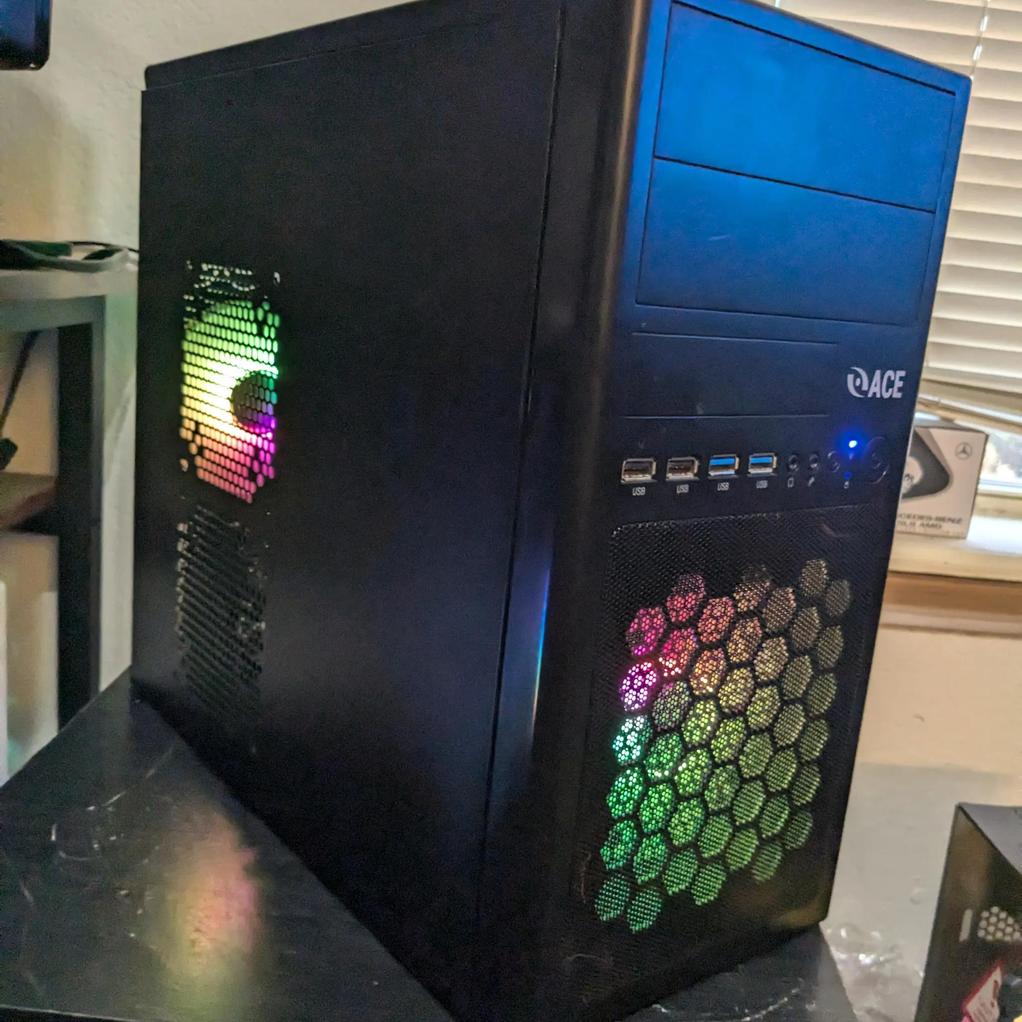 120 FPS Fortnite | 180 Day Warranty | e3-1231v3, 16GB RAM, RX 470 4GB, 400GB SSD, Win10, Wifi, RGB