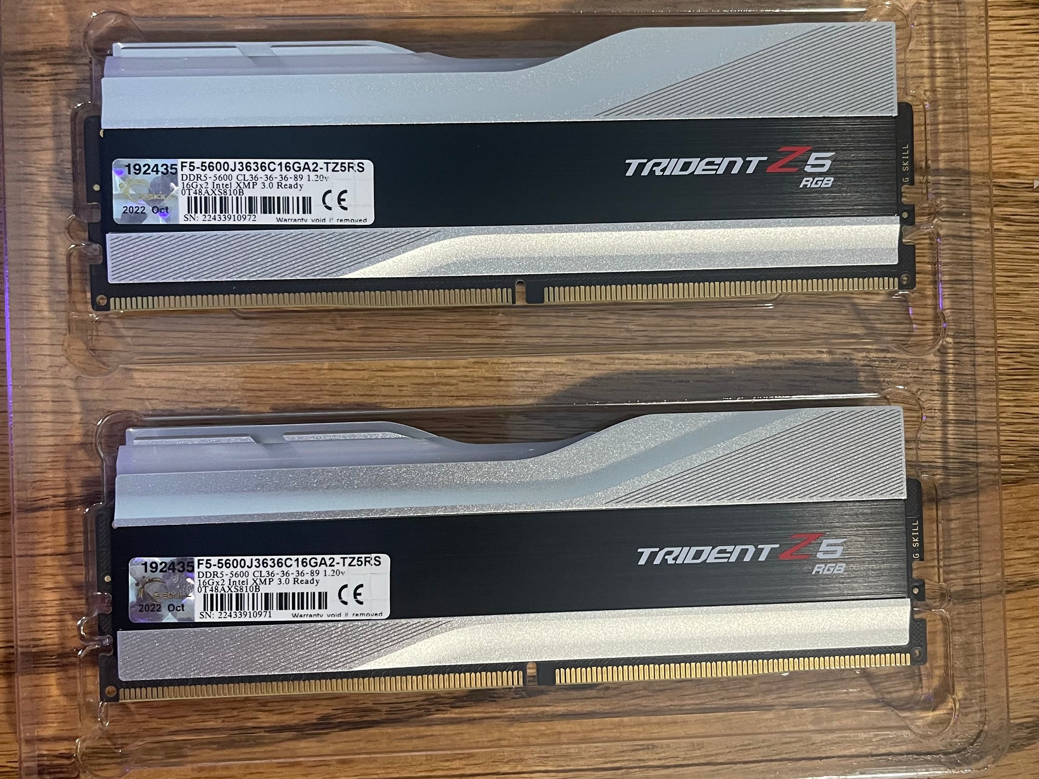 G.Skill TridentZ5 RGB DDR5 5600 32GB (2x16GB)