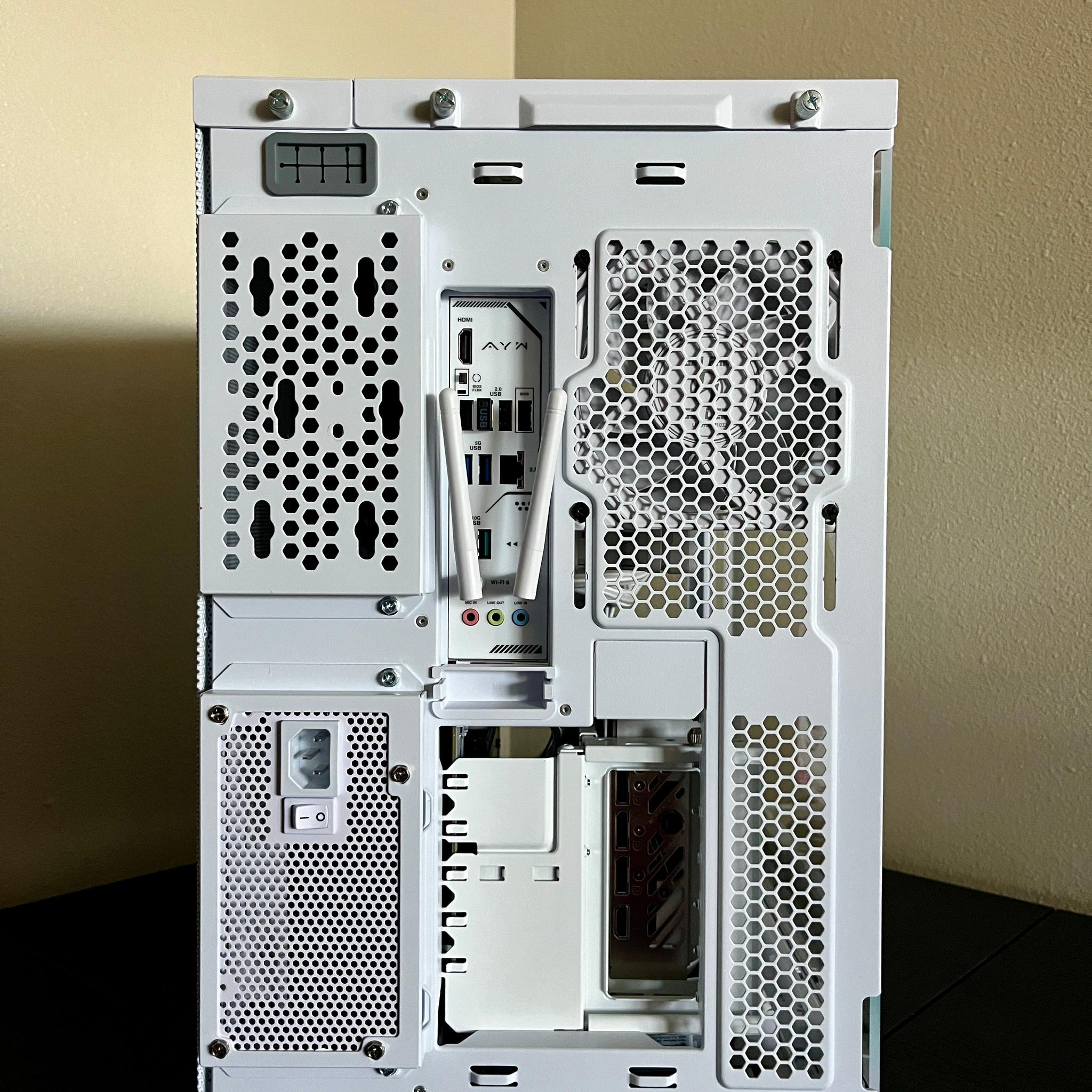 ALL WHITE GAMING PC Foreign 5080/ 64Gb DDR5/ I9 14900K/ 1200 PSU