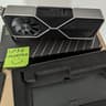 NVIDIA - GeForce RTX 3080 10GB GDDR6X PCI Express 4.0 Graphics Card - Titanium and black