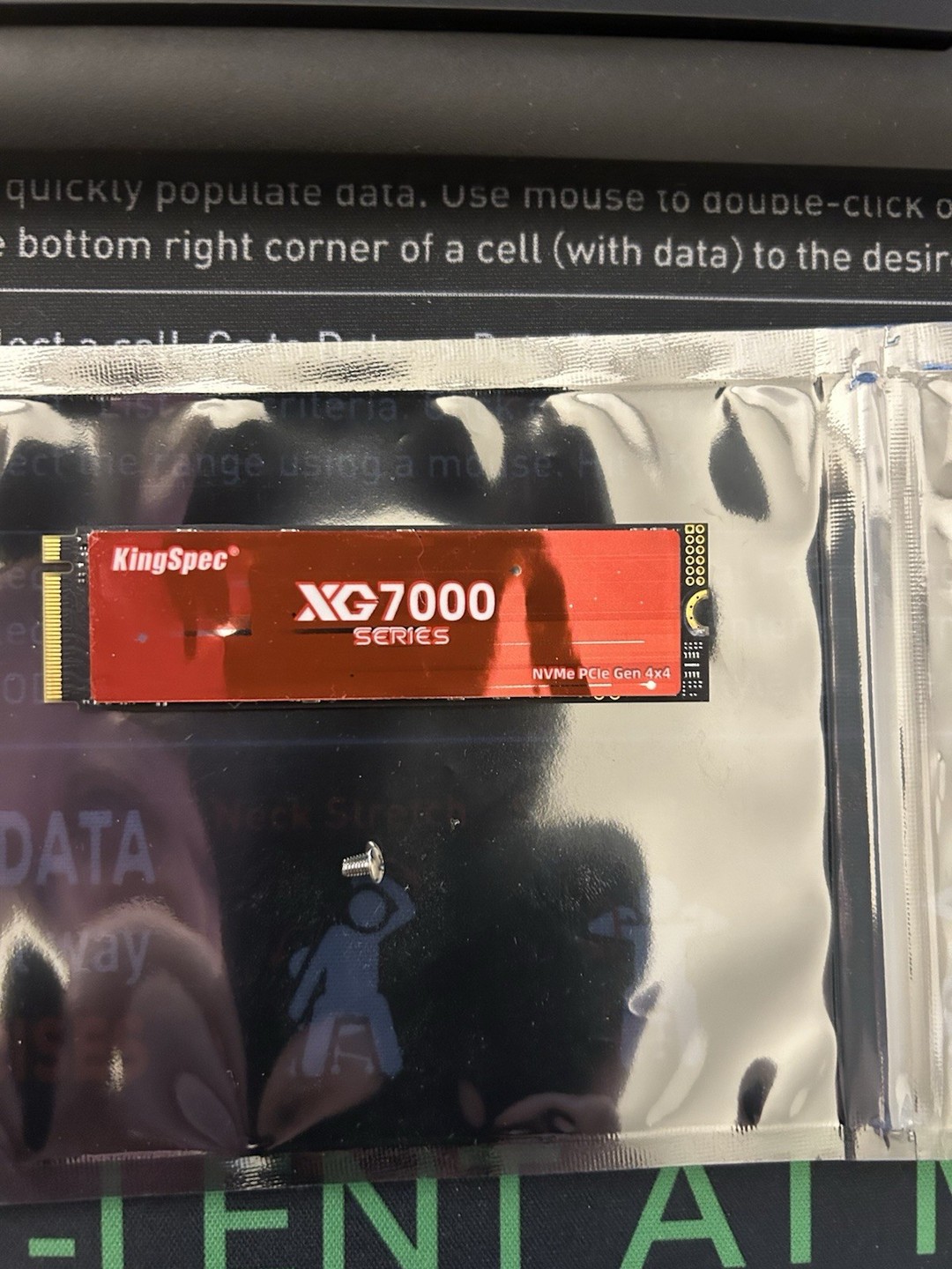新品未開封　KingSpec XG7000-2280, 2 tb SSD KingSpec XG7000 2TB NVMe SSD M.2 PCIe Gen4x4 M.2 2280 Internal SSD