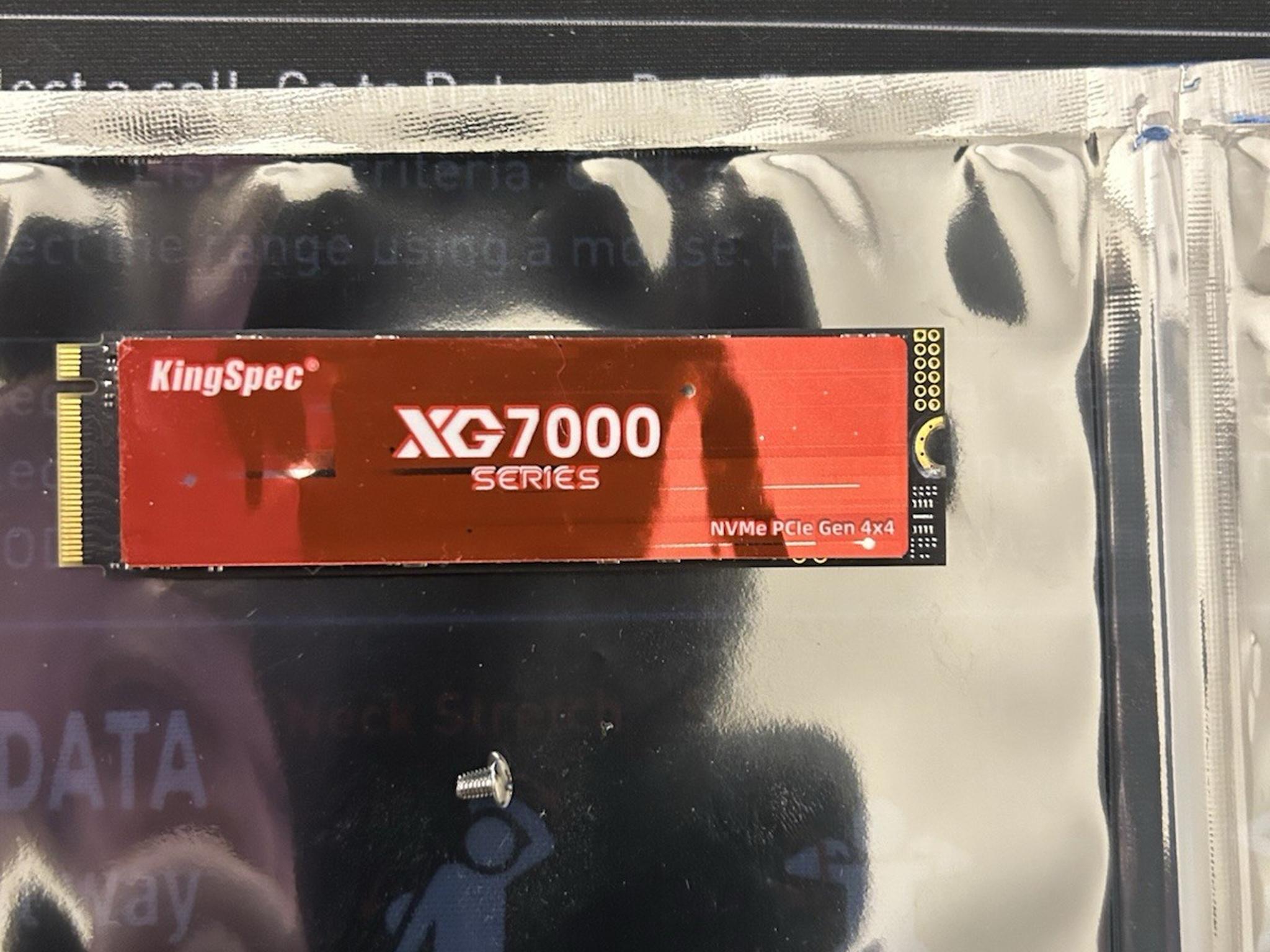 KingSpec XG7000 2TB NVMe SSD M.2 PCIe Gen4x4 M.2 2280 Internal SSD