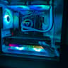 RTX 3070ti-Ryzen 7 5800xt-32GB DDR4 3200-1 TB NVME White Compact Gaming PC