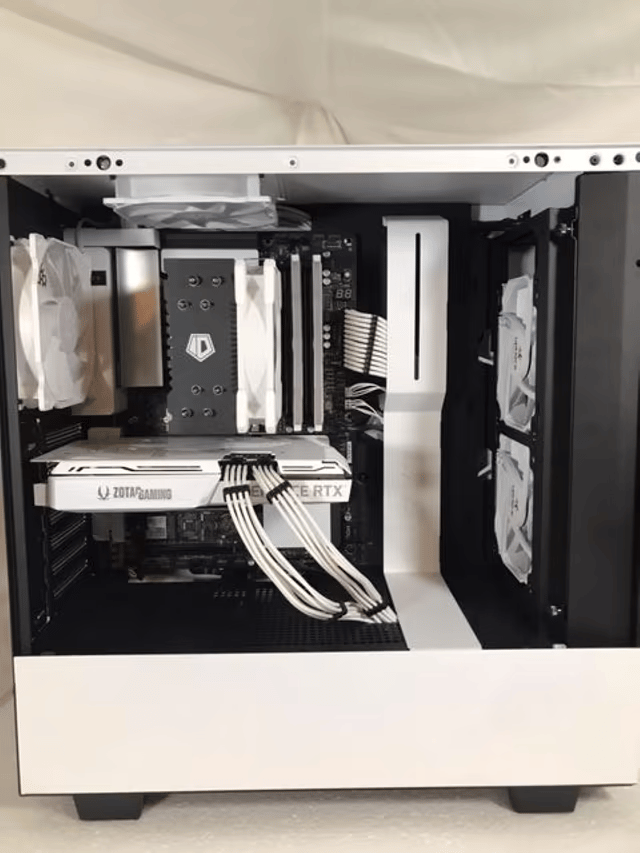SNOW WHITE! NEW CUSTOM PC - RYZEN 7 - WHITE RTX 3060 Ti!