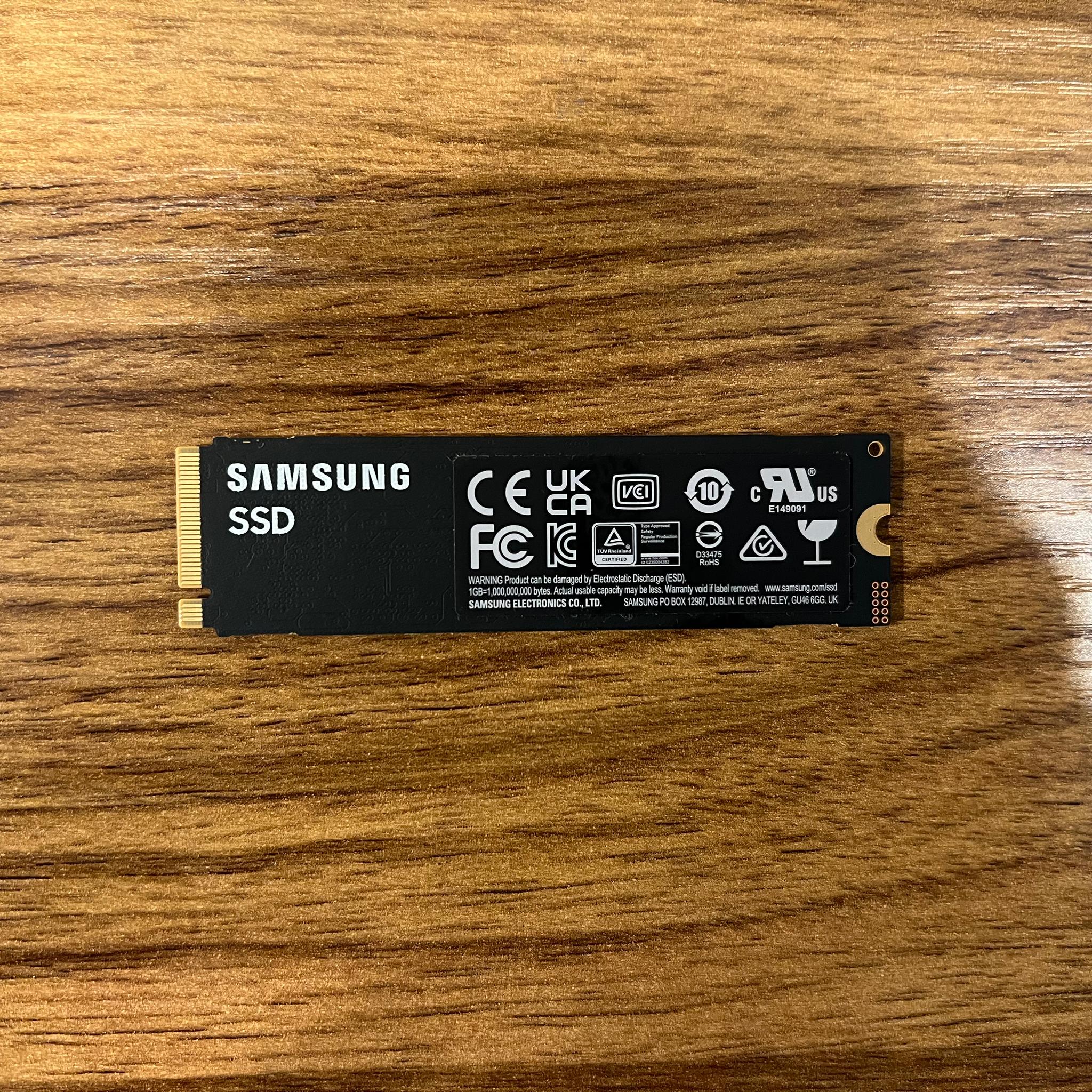 2TB Samsung 9100 PRO PCIe Gen 5.0x4.0 M.2 NVMe SSD 100% Health