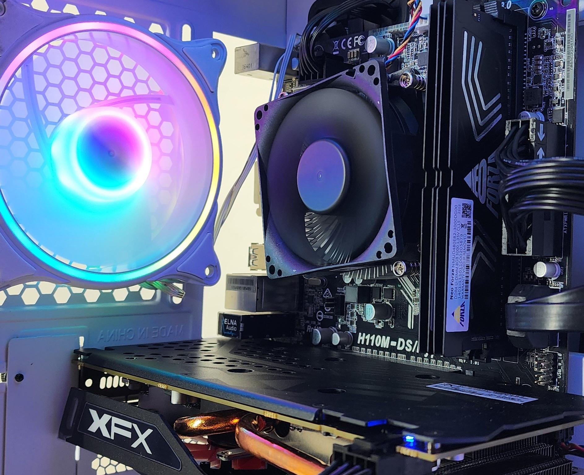 Gaming PC i5-6500 16GB RAM 256GB SSD + 1TB HDD RX 580 8GB Windows 11 Computer