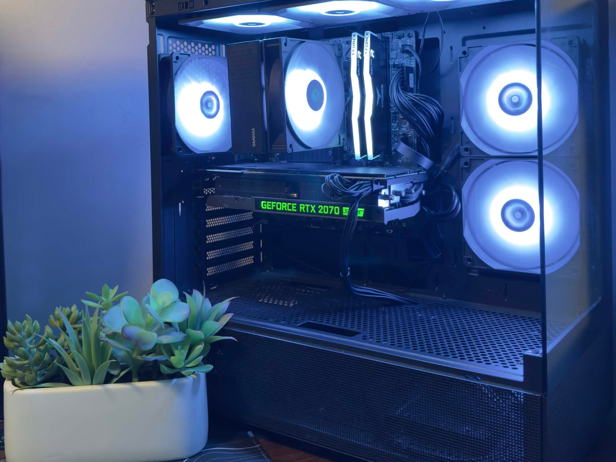 "Value King" Fishtank 1080p Gaming PC - Ryzen 5 5500 | RTX 2070 Super | 16GB DDR4 3200 | WiFi & BT