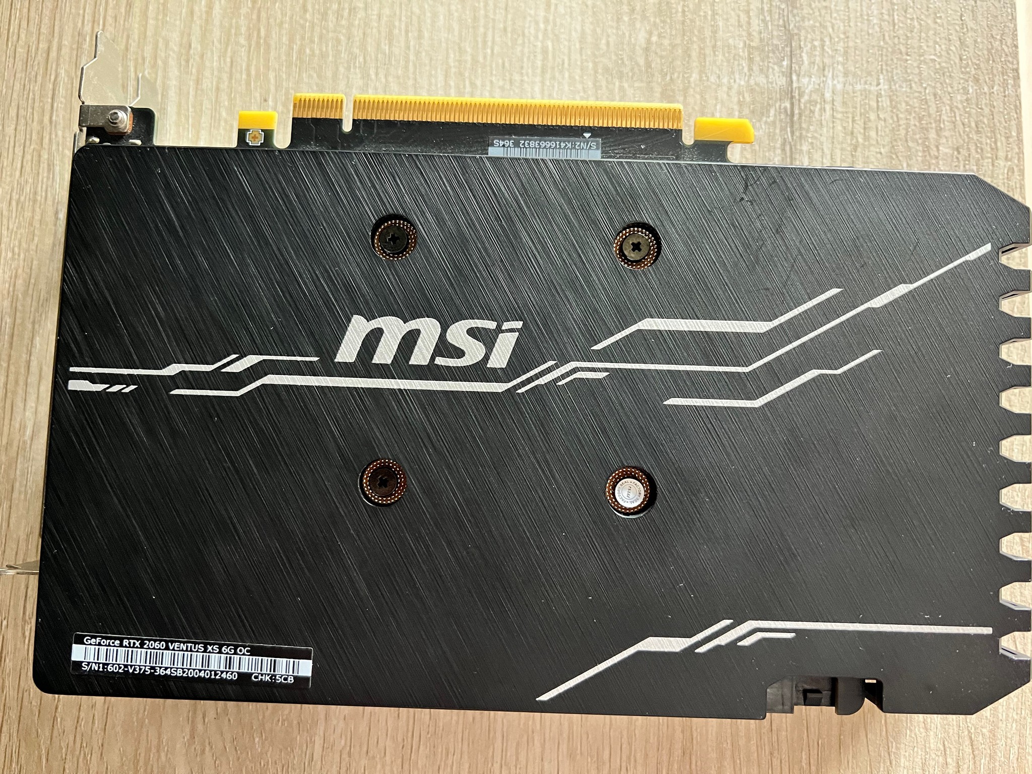 MSI NVIDIA GeForce RTX 2060 Ventus XS 6GB GDDR6