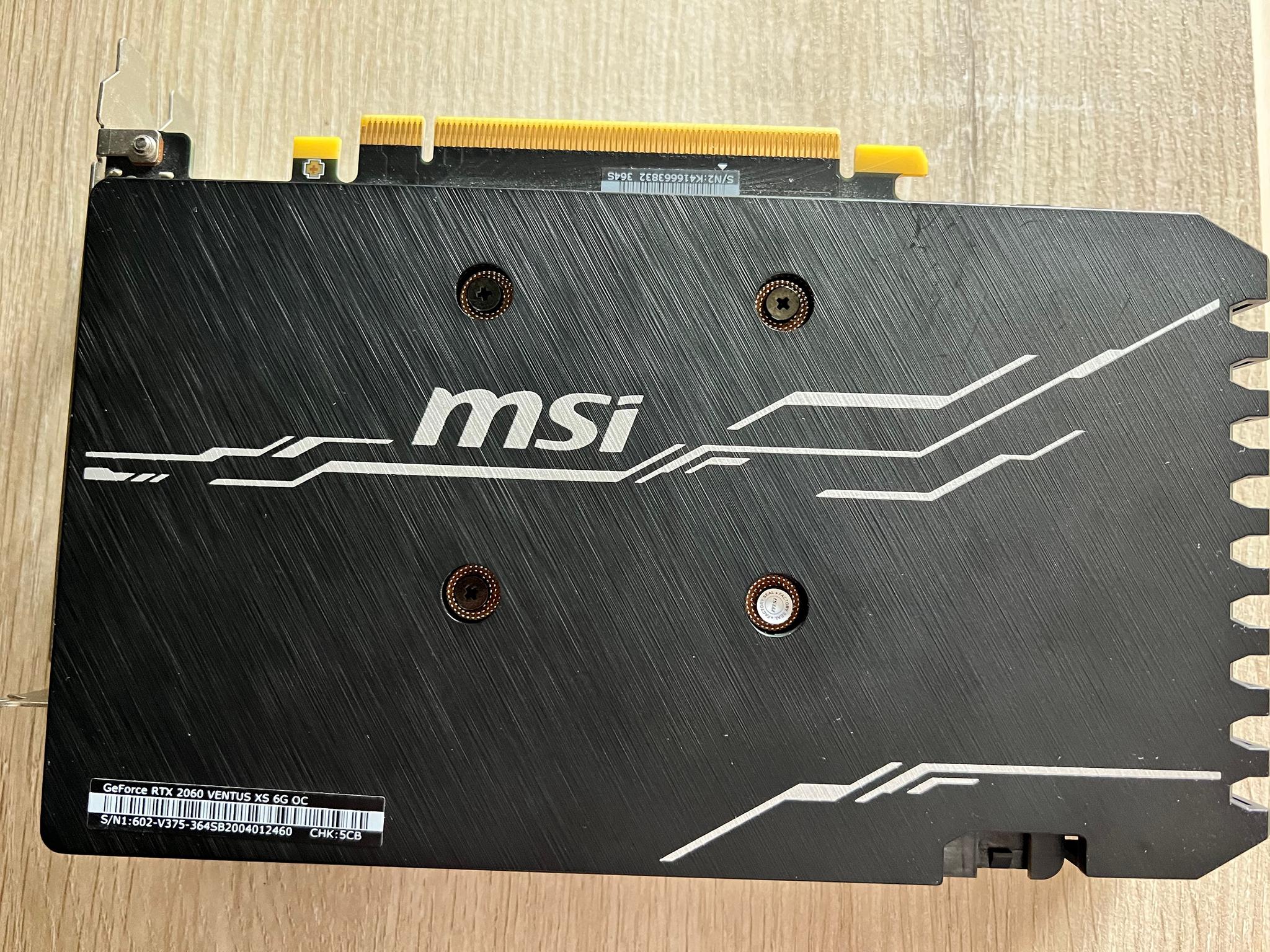 MSI NVIDIA GeForce RTX 2060 Ventus XS 6GB GDDR6