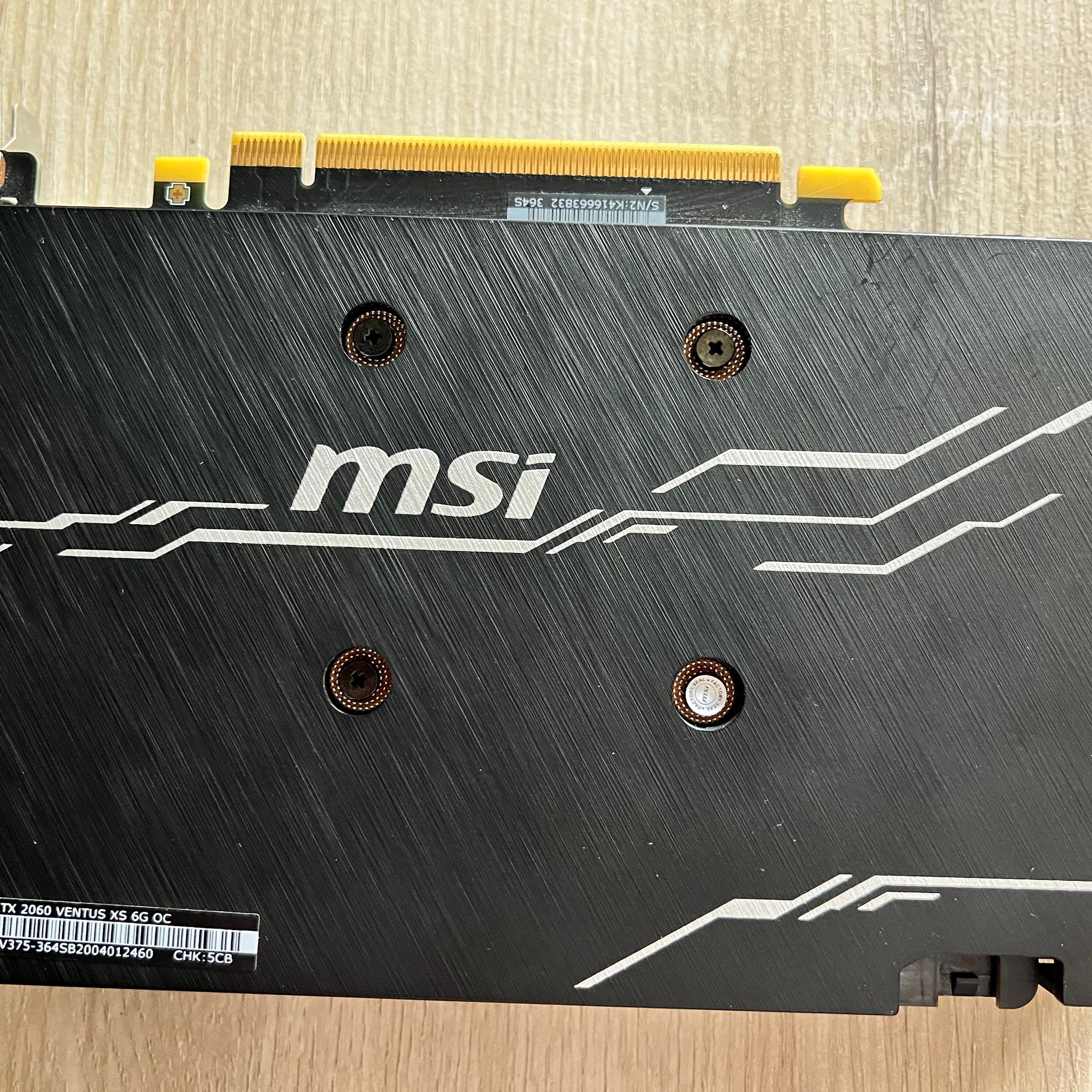 MSI NVIDIA GeForce RTX 2060 Ventus XS 6GB GDDR6