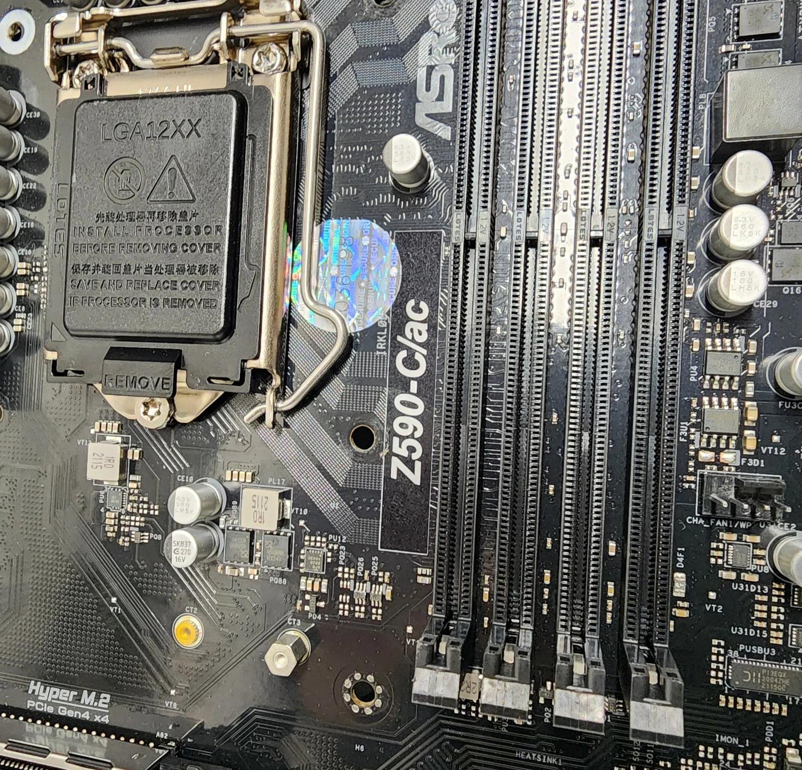 UPDATED BIOS ASROCK Z590-C/AC WIFI LGA1200 DDR4 ATX MOTHERBOARD