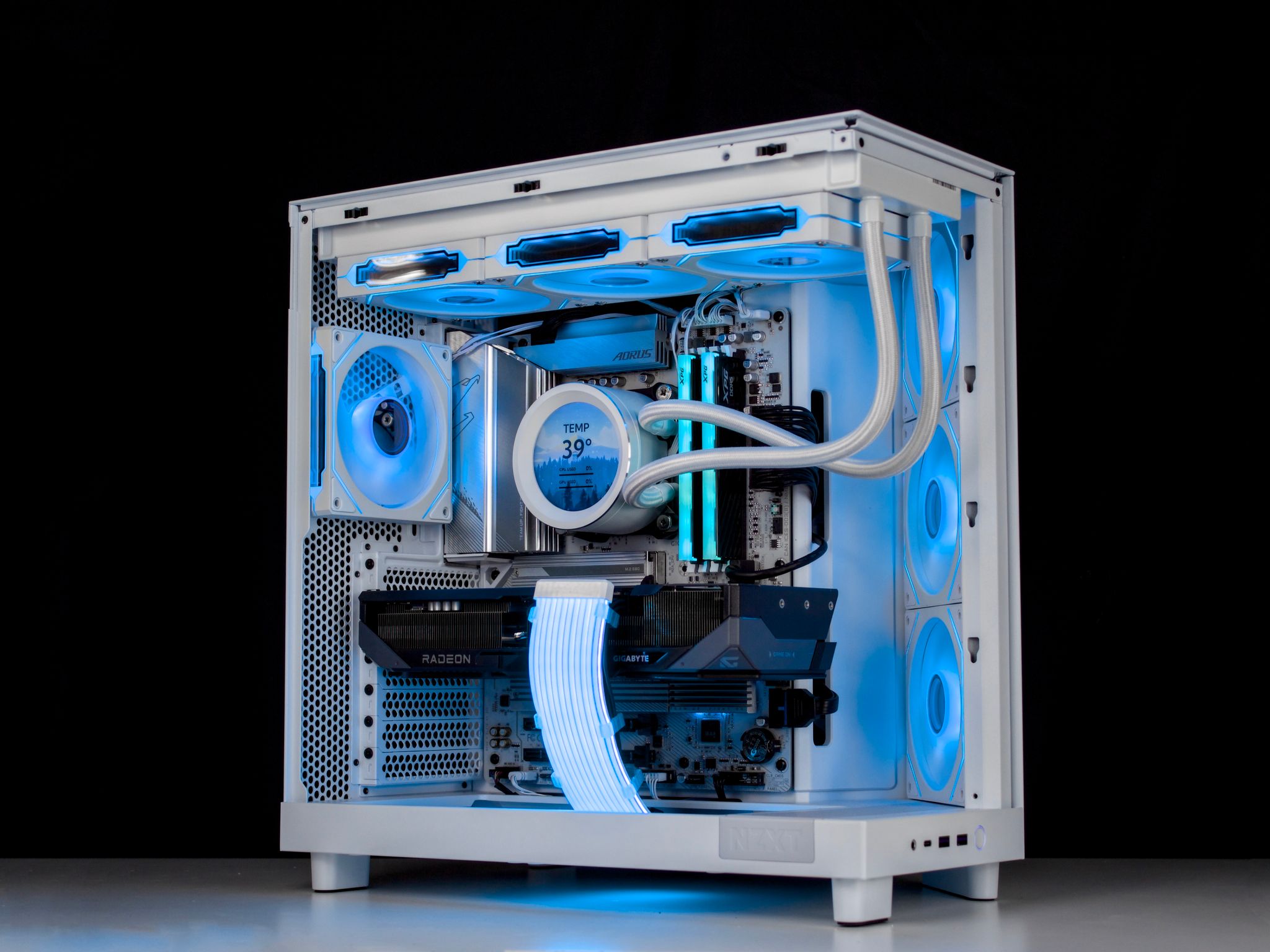 🧊⚡🗡️Blizzard - 4K Gaming PC | RX 9070 XT 16GB, Ryzen 7 7800X3D, 32GB RAM, 2TB SSD | LCD 🗡️⚡🧊