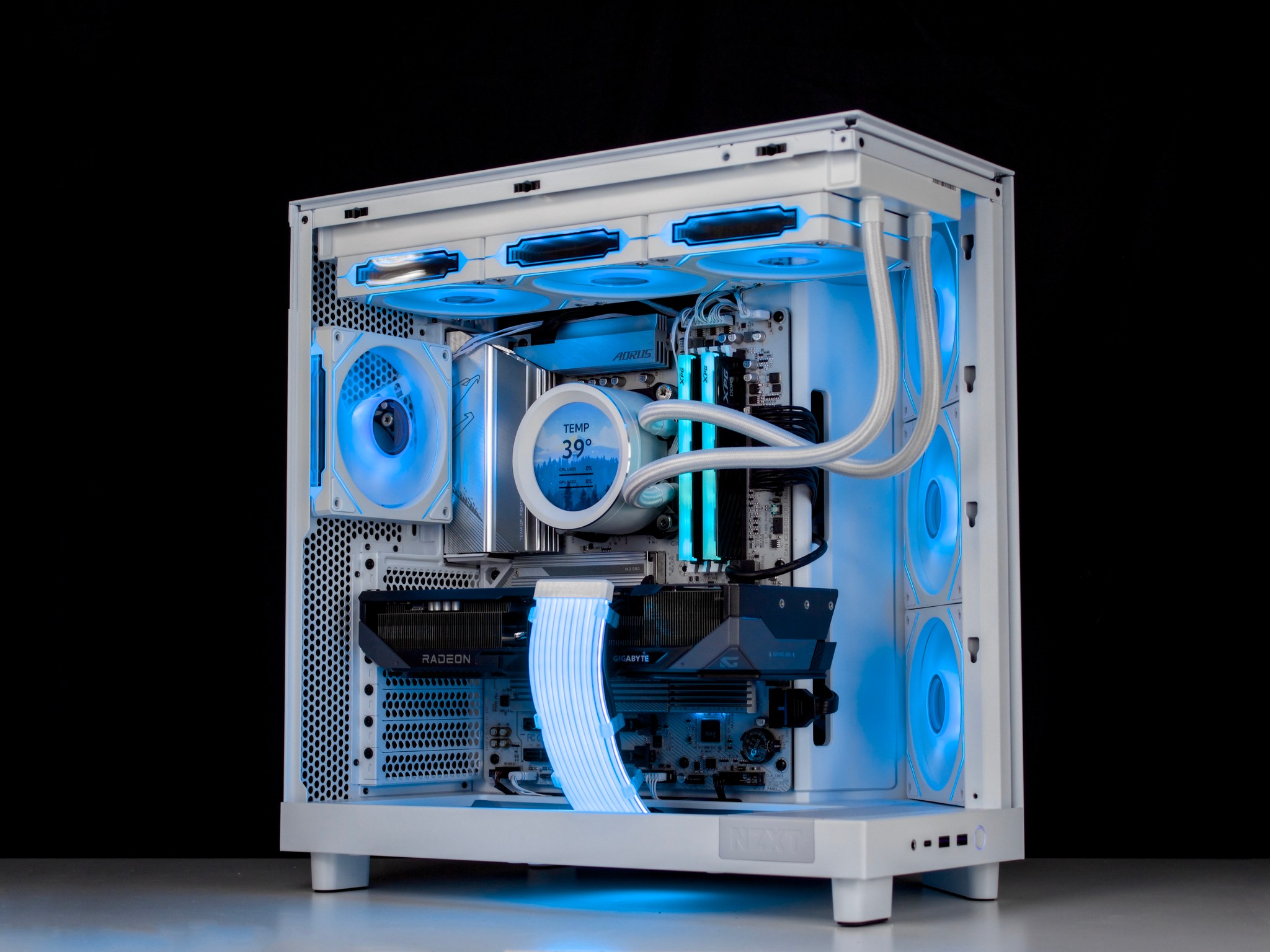 🧊⚡🗡️Blizzard - 4K Gaming PC | RX 9070 XT 16GB, Ryzen 7 7800X3D, 32GB RAM, 2TB SSD | LCD 🗡️⚡🧊