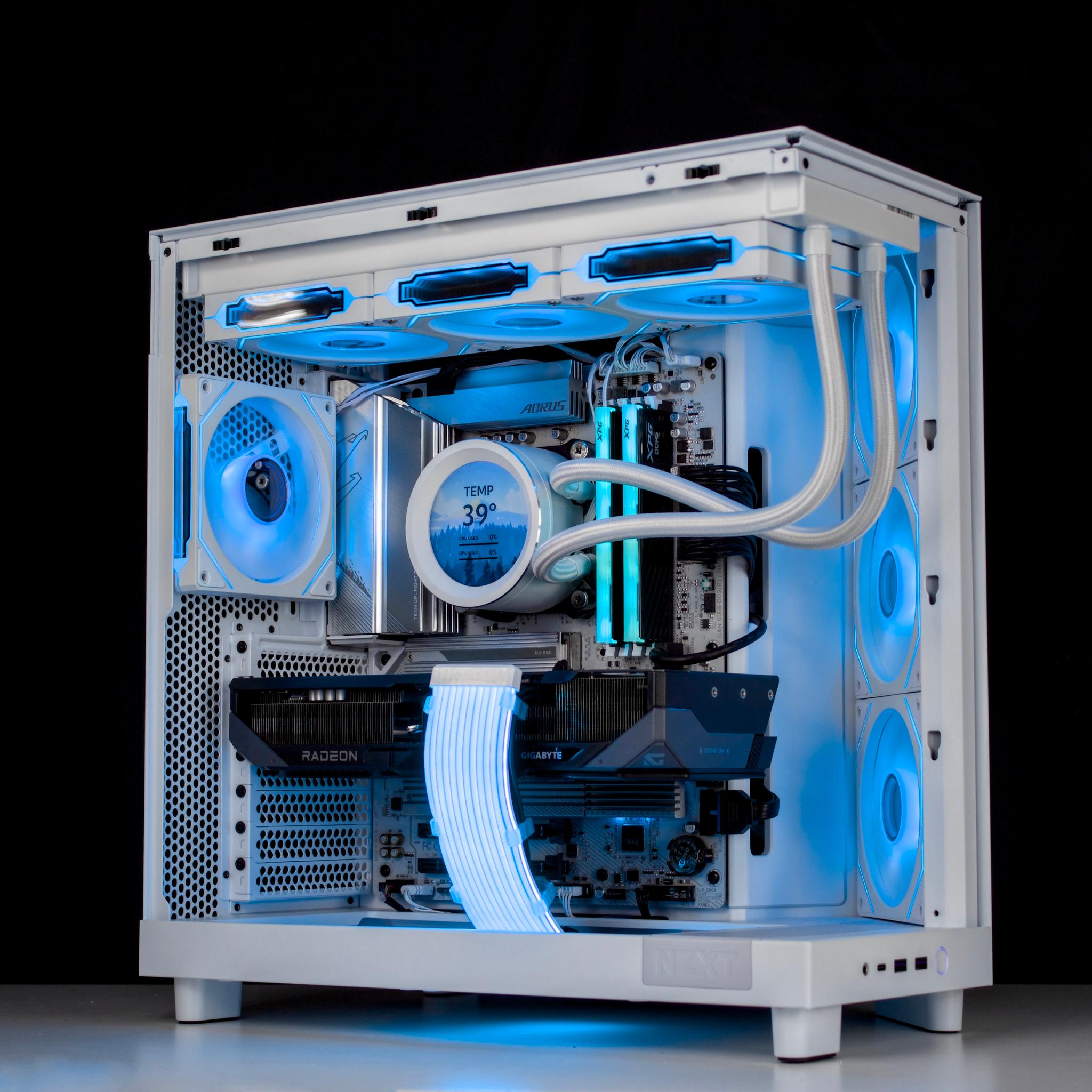 🧊⚡🗡️Blizzard - 4K Gaming PC | RX 9070 XT 16GB, Ryzen 7 7800X3D, 32GB RAM, 2TB SSD | LCD 🗡️⚡🧊