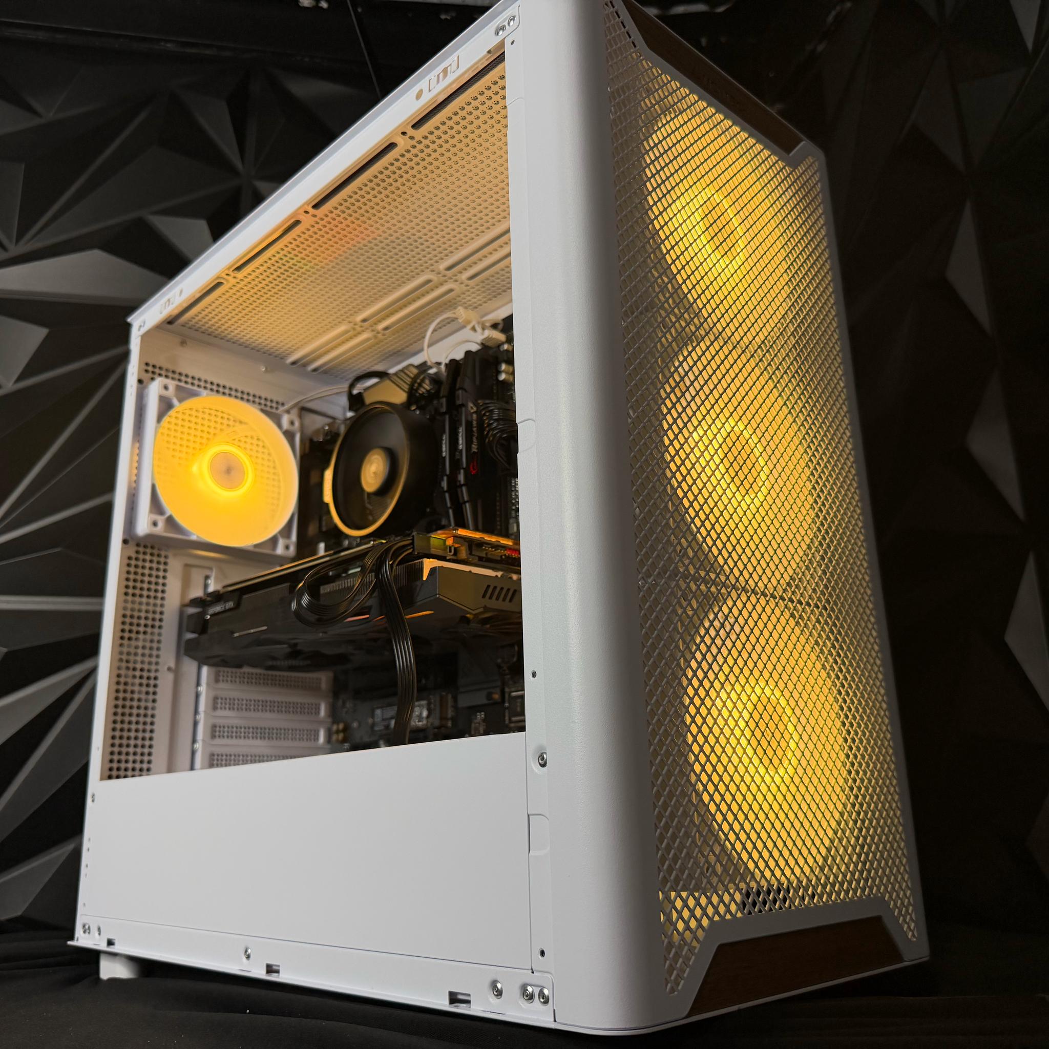 🤍🌲 WHITE WOOD TI 🌲🤍Ryzen 5 5500| GTX 1080Ti| 16 GB DDR4| 500 GB NVMe| 650W PSU