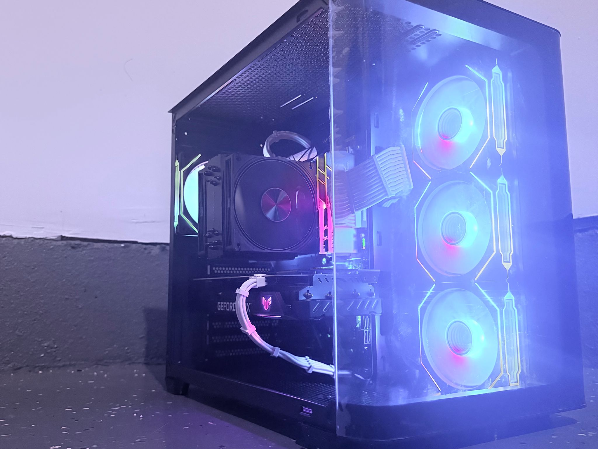 🌈"Quantum Rift"⚫️ | 1440p Gaming | RTX 3060 12GB | Ryzen 7 3700X | 32GB Ram | 1TB SSD | Free Ship