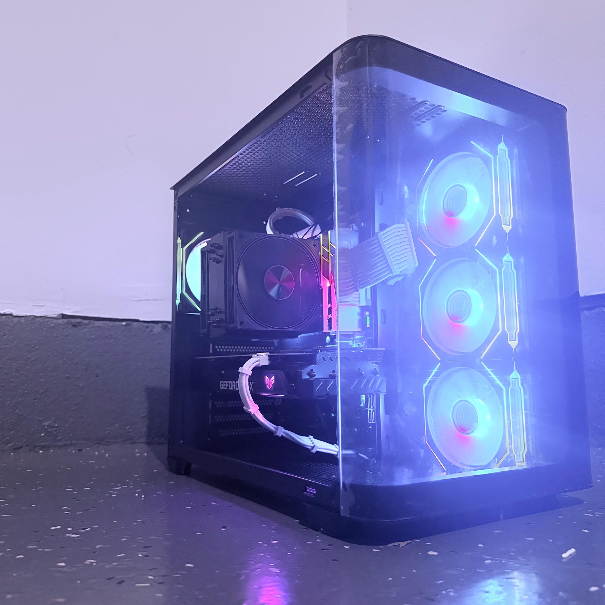 🌈"Quantum Rift"⚫️ | 1440p Gaming | RTX 3060 12GB | Ryzen 7 3700X | 32GB Ram | 1TB SSD | Free Ship