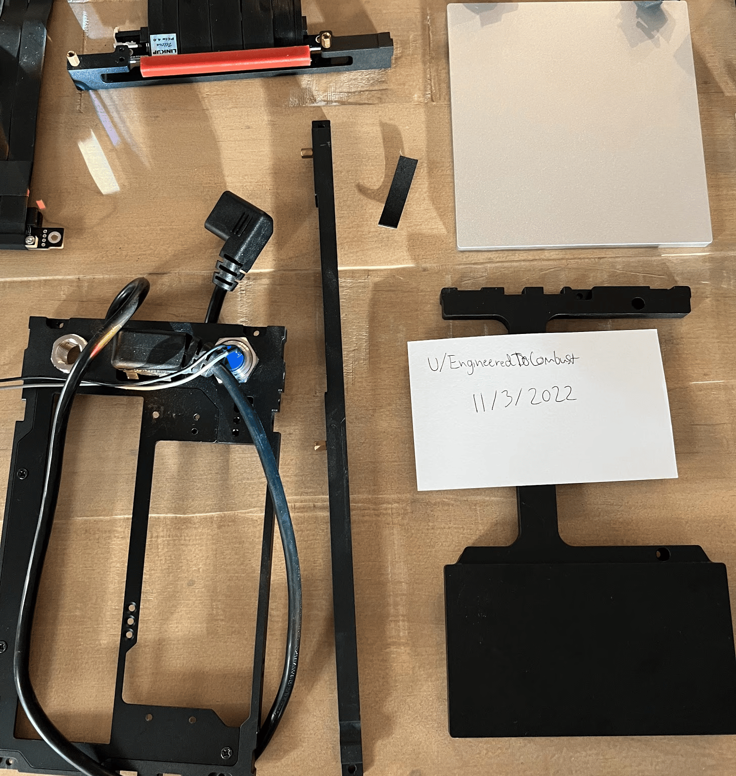 FormD T1.1 Case + PCIE 4.0 Riser + Custom Cables