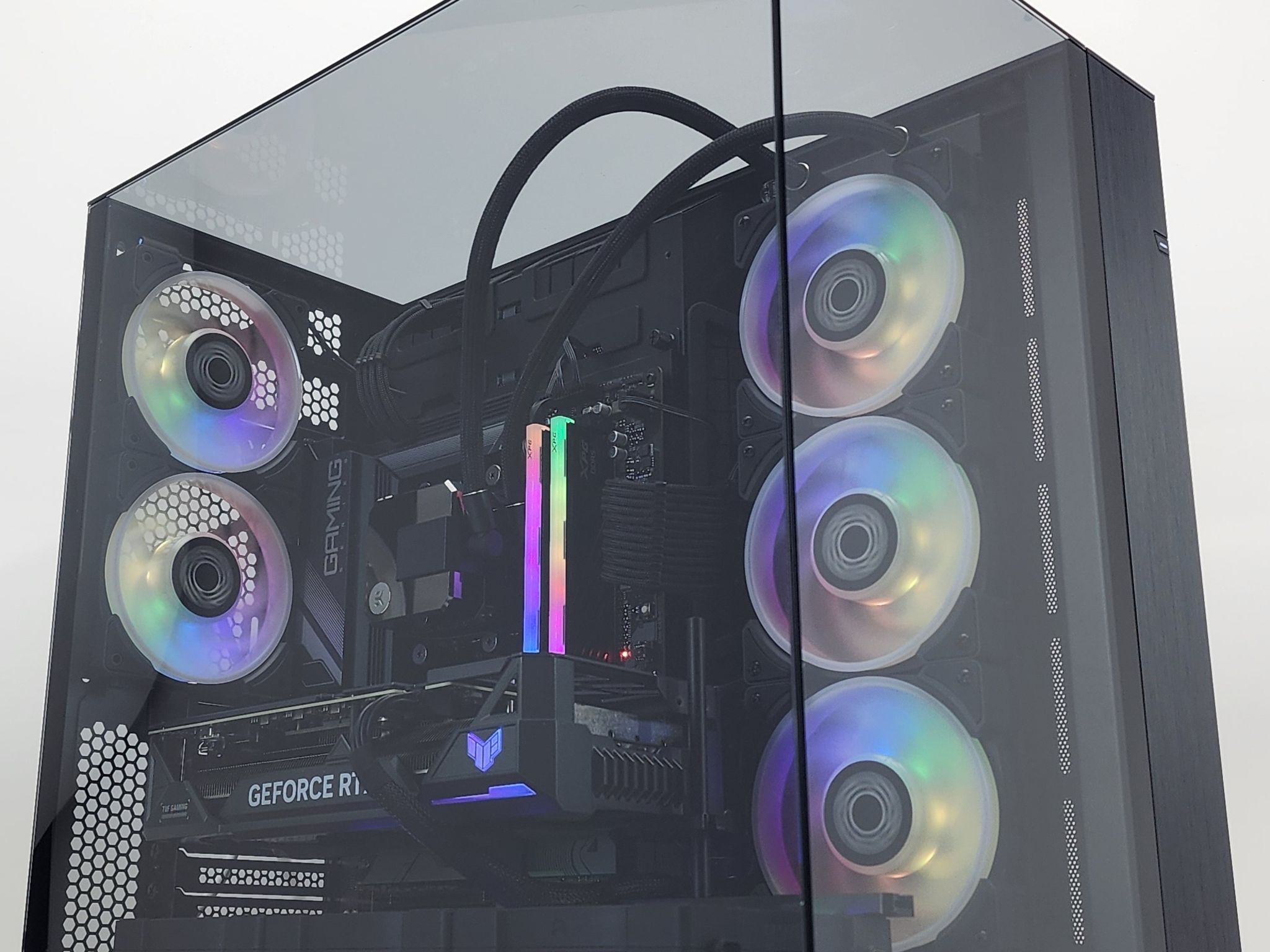 Gaming PC Ryzen 7 9700X 32GB RAM 1TB SSD RTX 4070 Ti SUPER 16GB Windows 11 Computer