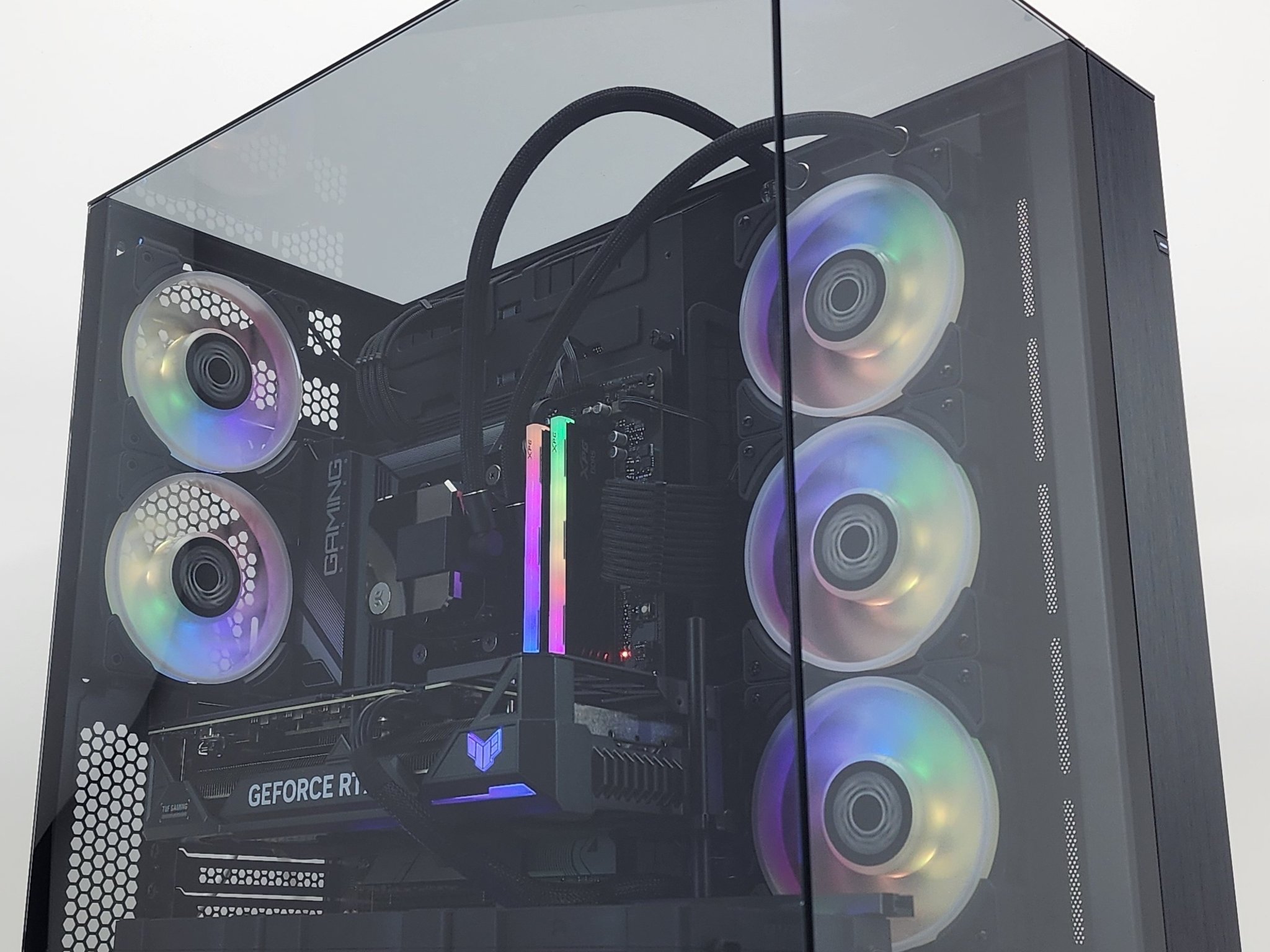 Gaming PC Ryzen 7 9700X 32GB RAM 1TB SSD RTX 4070 Ti SUPER 16GB Windows 11 Computer