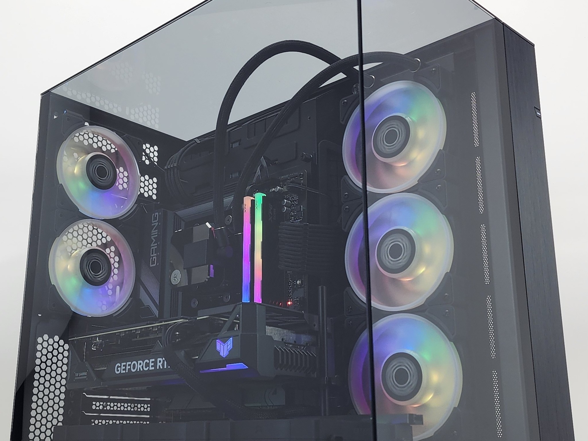 Gaming PC Ryzen 7 9700X 32GB RAM 1TB SSD RTX 4070 Ti SUPER 16GB Windows 11 Computer