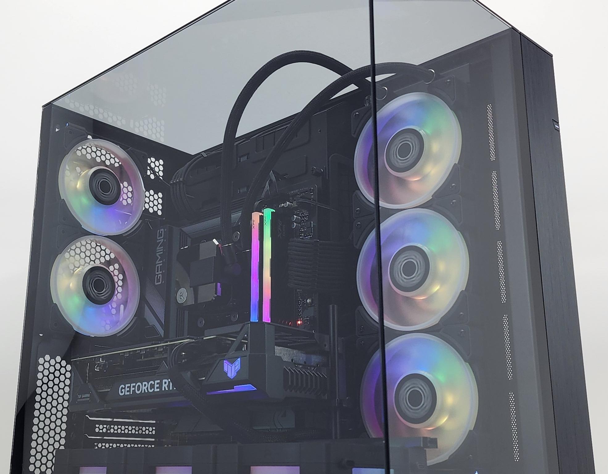 Gaming PC Ryzen 7 9700X 32GB RAM 1TB SSD RTX 4070 Ti SUPER 16GB Windows 11 Computer