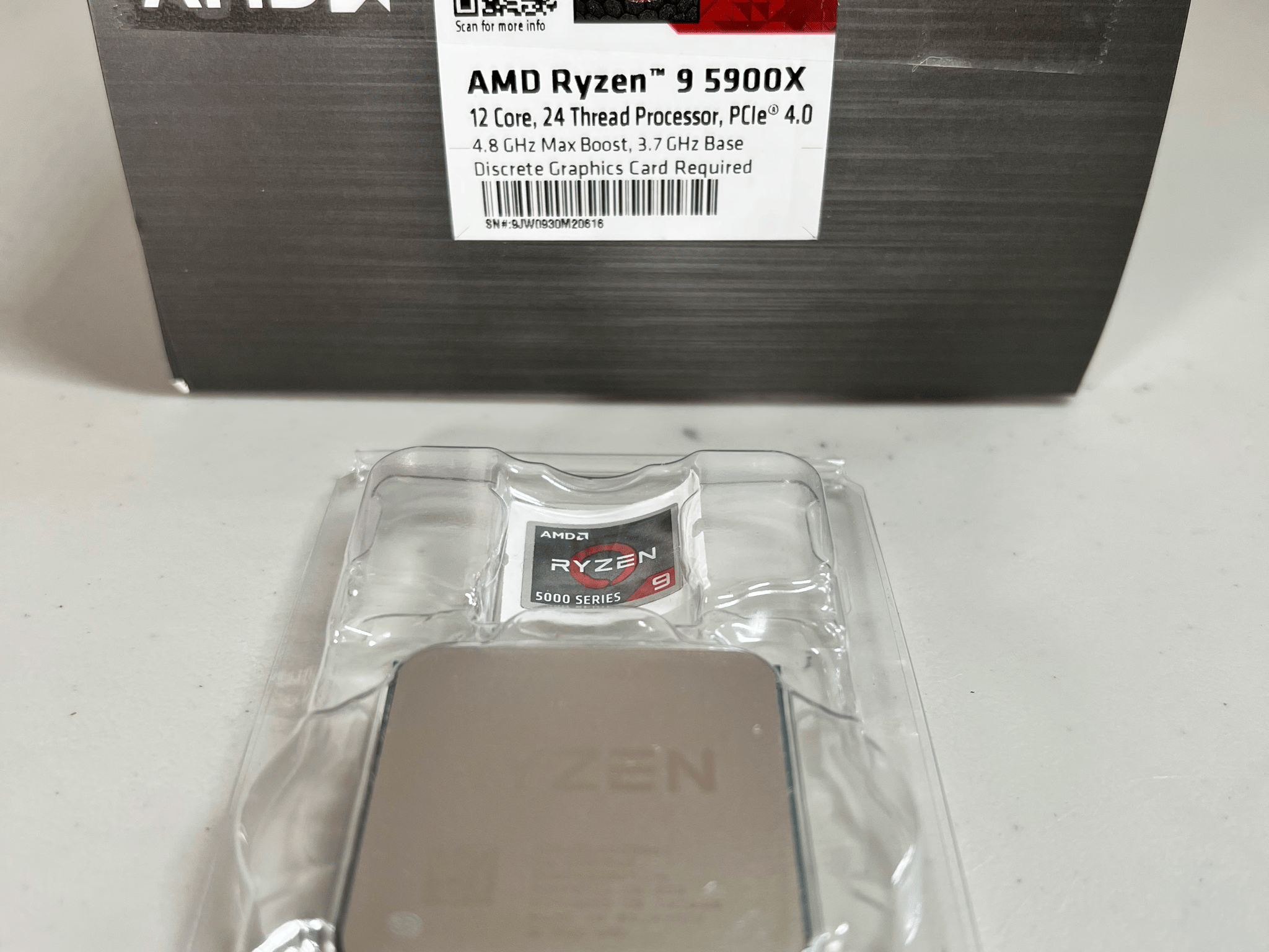 AMD Ryzen 9 5900X Desktop Processor 4.8GHz, 12 Cores, 24 Threads