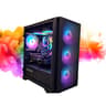 Watercooled: RX 6600 + Ryzen 7 + 16GB RGB RAM + 512GB SSD, 6 RGB Fans ( Black Gaming PC )