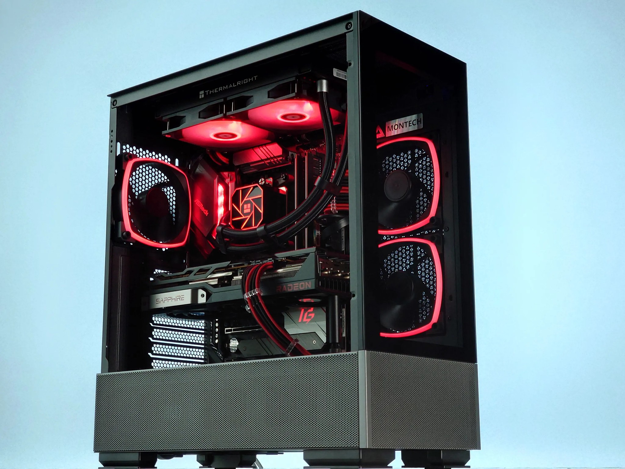 🖤❤️Liquid Cooled Gaming PC🚀AMD RX 6800 16GB🚀AMD Ryzen 7 5800X 8 core🚀32GB DDR4🚀1TB SSD